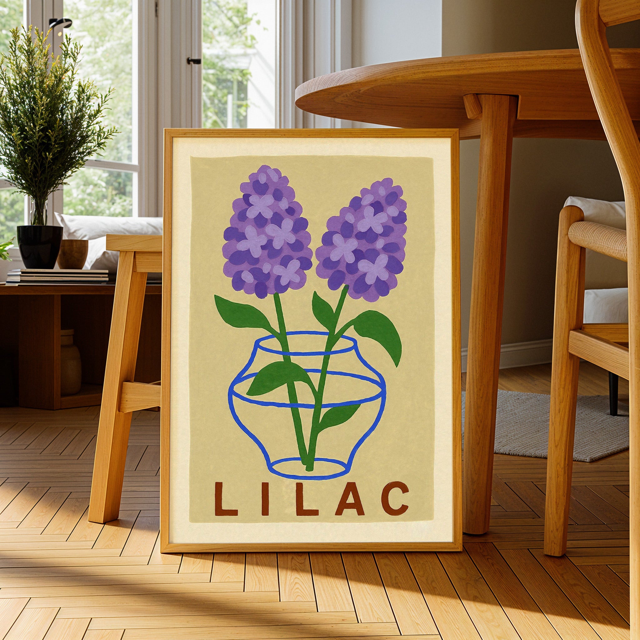 Stampa lilla Poster