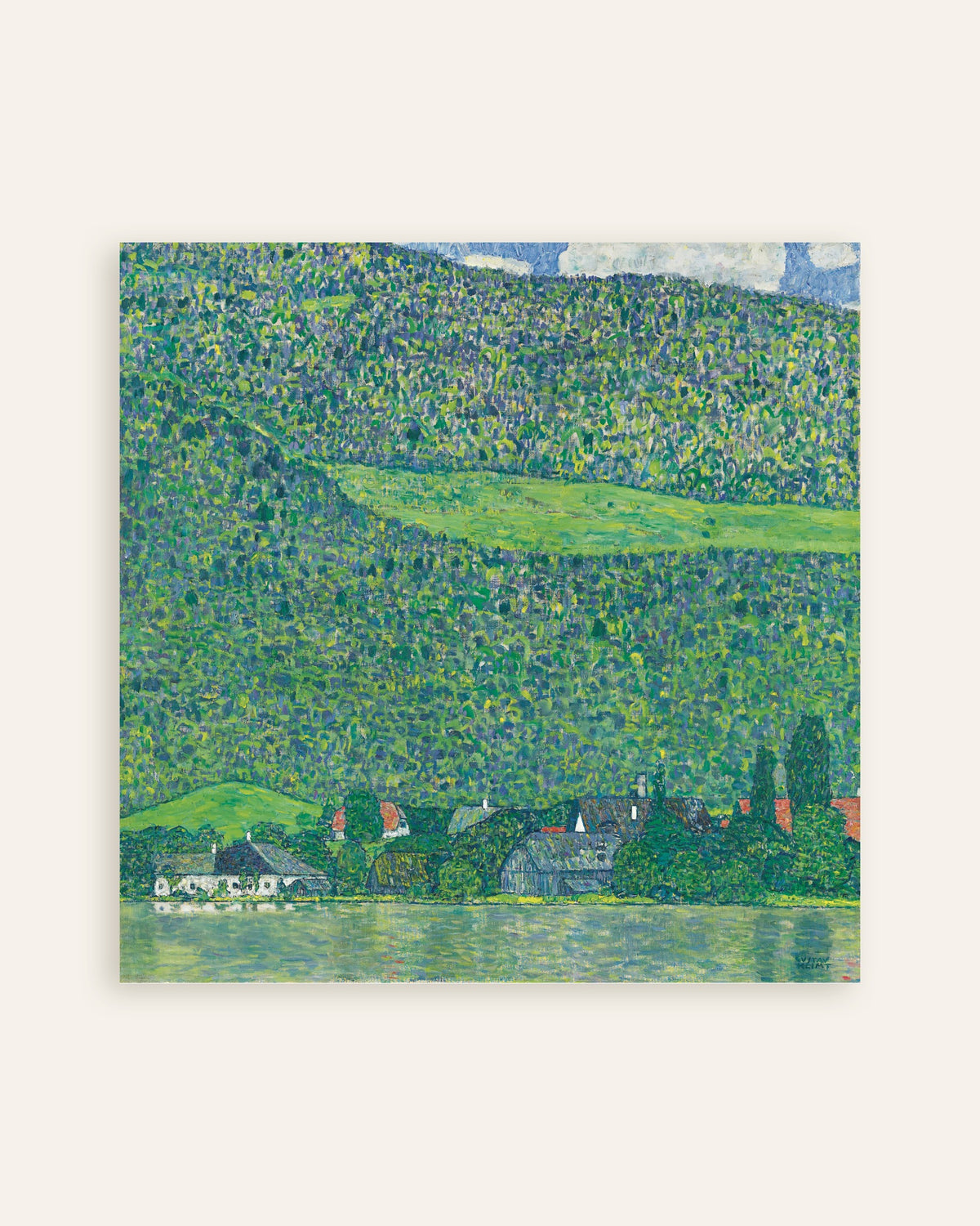 Poster di Litzlberg sul lago Attersee (1914–1915) di Gustav Klimt, miniatura