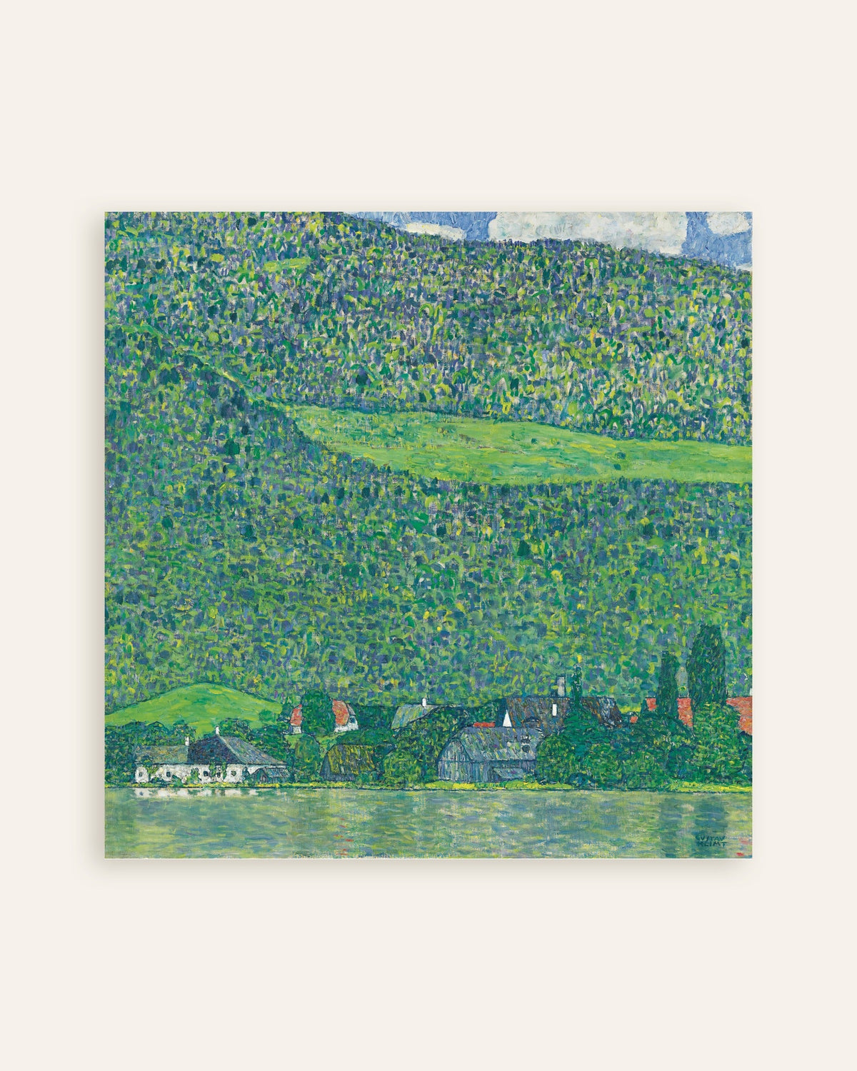 Poster di Litzlberg sul lago Attersee (1914–1915) di Gustav Klimt, miniatura