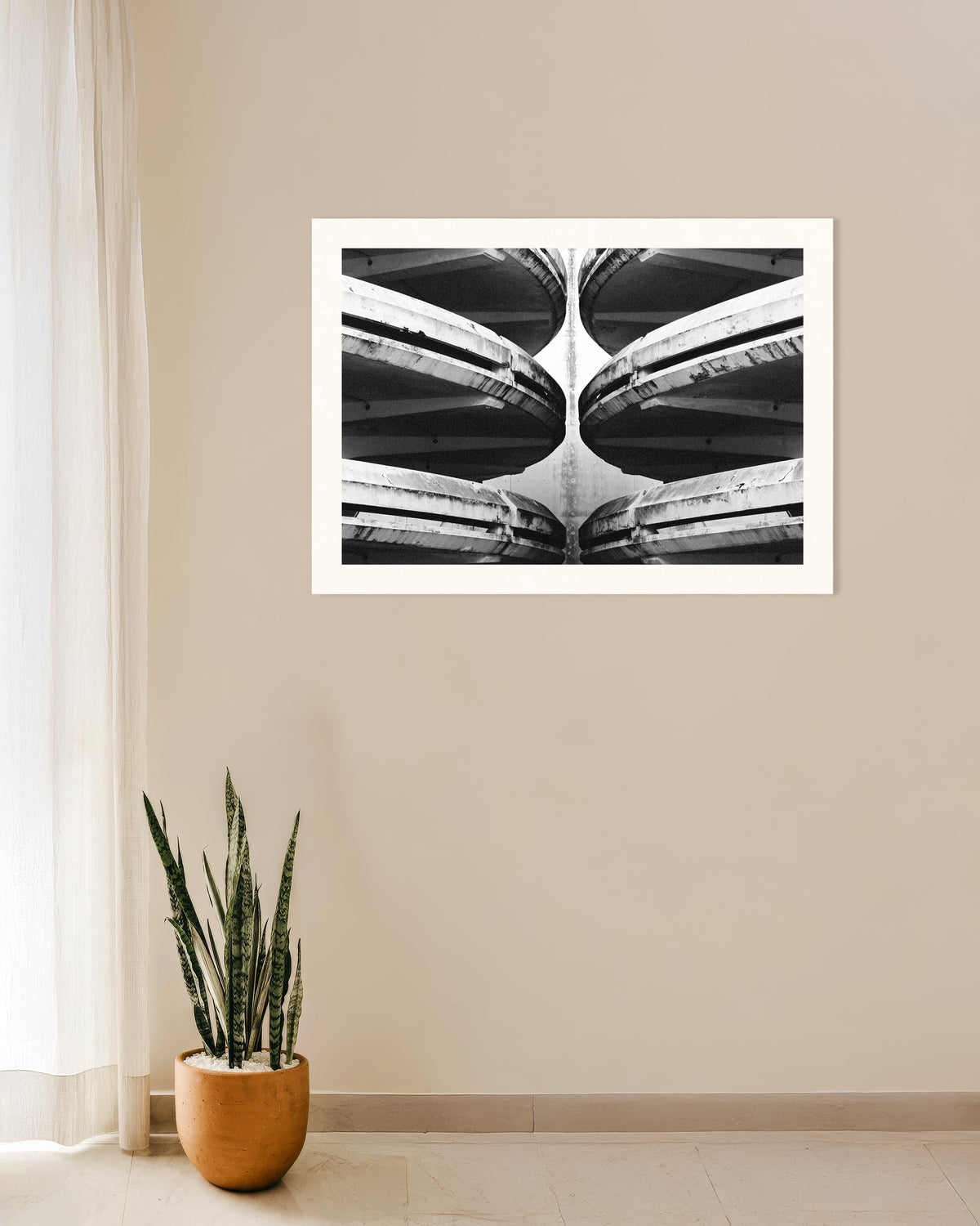 Poster «Rampe di un parcheggio a specchio»