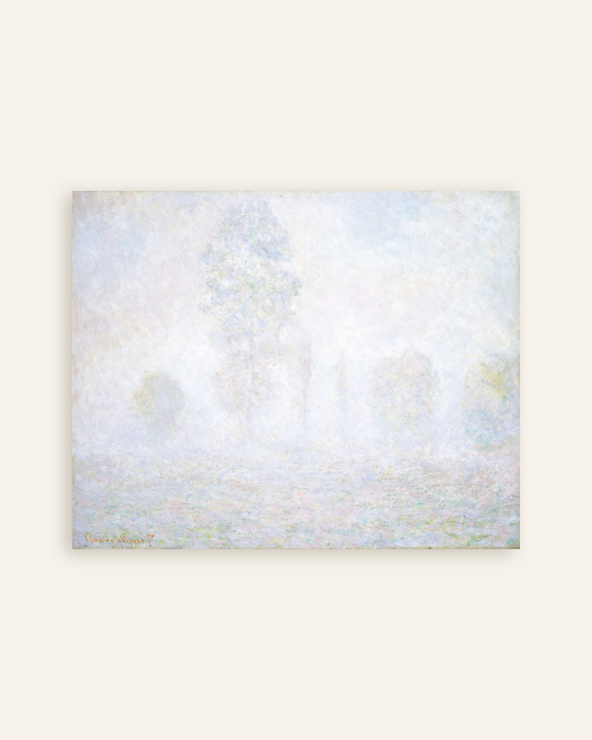 Poster Foschia mattutina (1888) di Claude Monet, miniatura