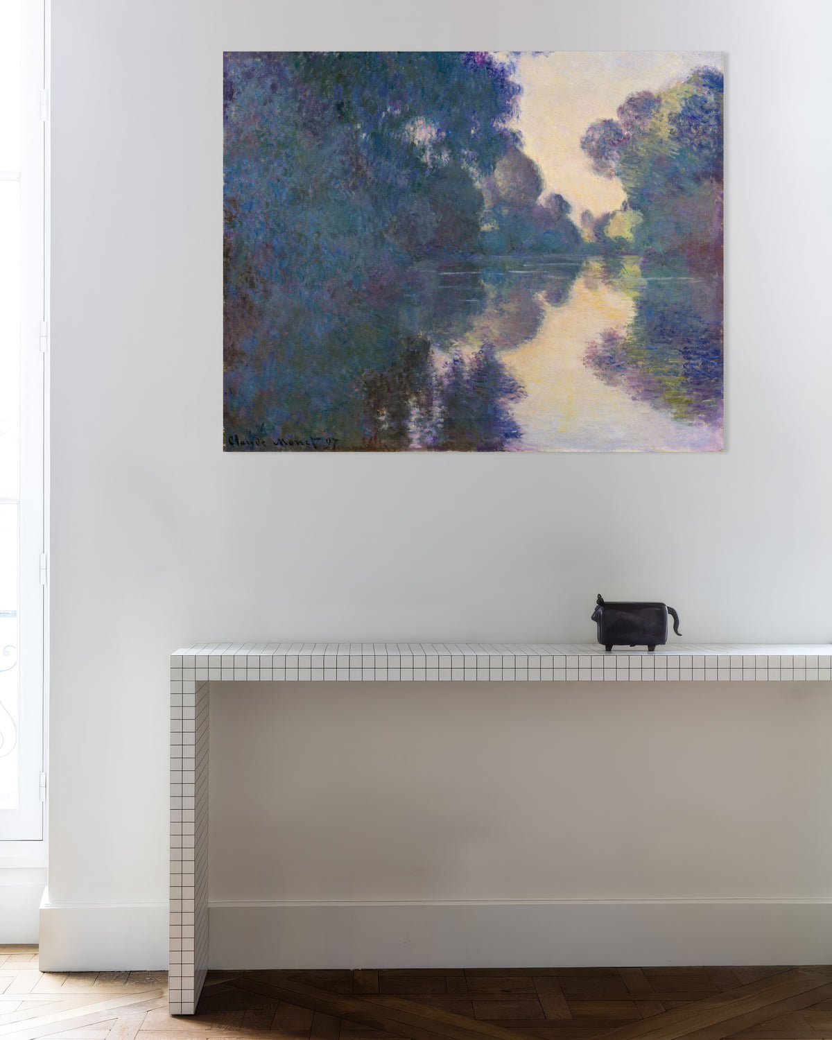 Poster Mattino sulla Senna vicino a Giverny (1897) di Claude Monet