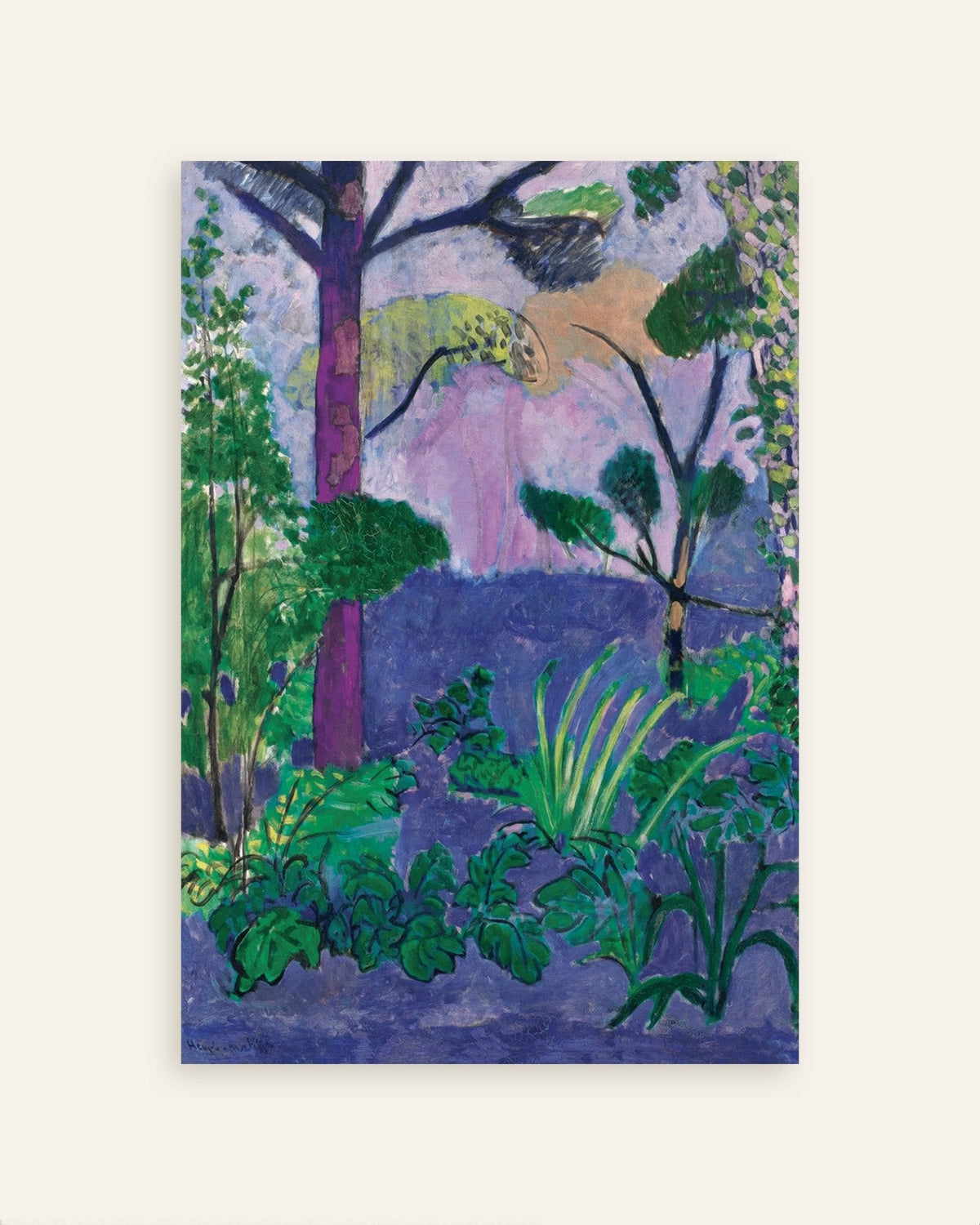 Poster Paesaggio marocchino (Acanto), 1912 di Henri Matisse, miniatura