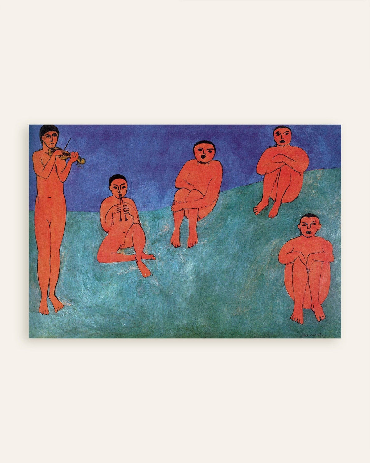 Poster Musica (1910) di Henri Matisse, miniatura