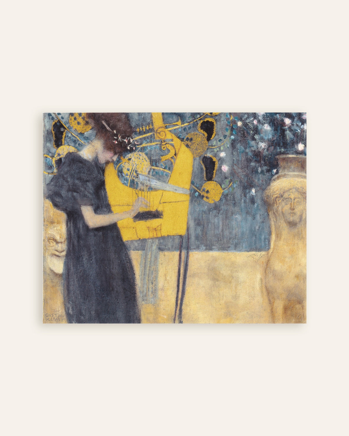 Poster La musica I (1895) di Gustav Klimt, miniatura