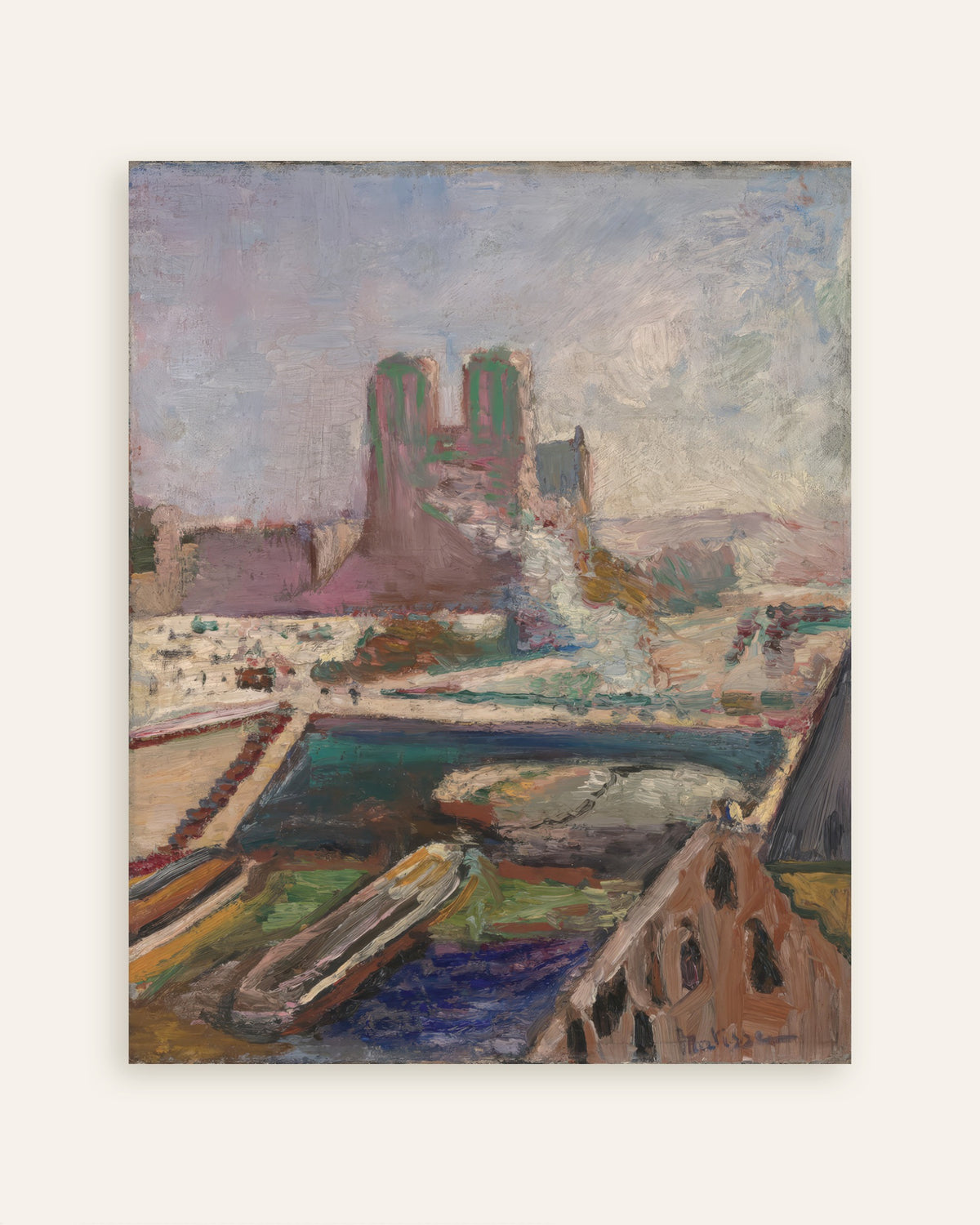 Poster Notre-Dame (1900) — Henri Matisse, miniatura