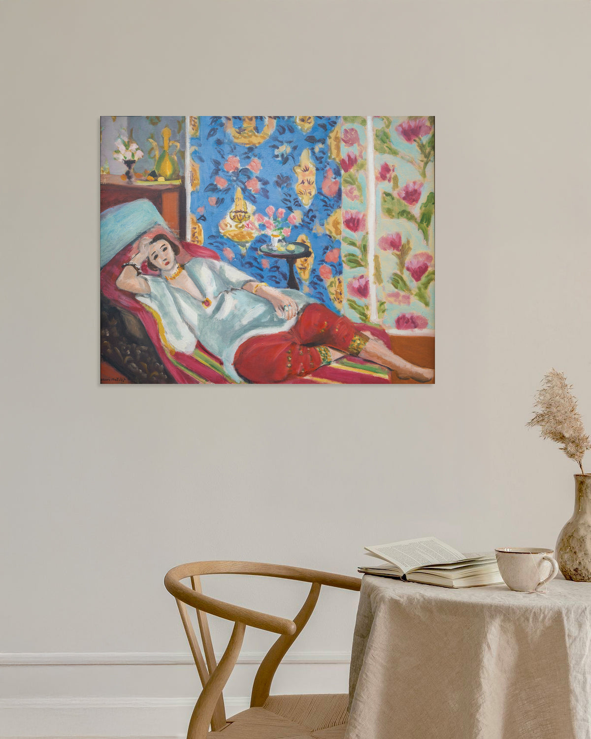 Poster di Odalisca con pantaloni rossi (1924-1925) di Henri Matisse