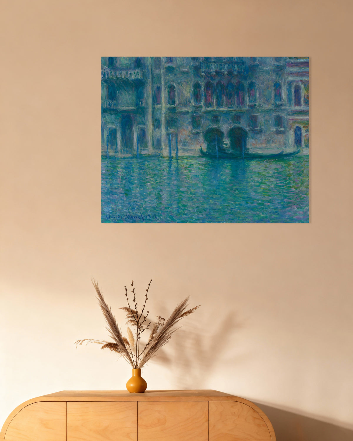 Poster Palazzo da Mula, Venezia (1908) di Claude Monet