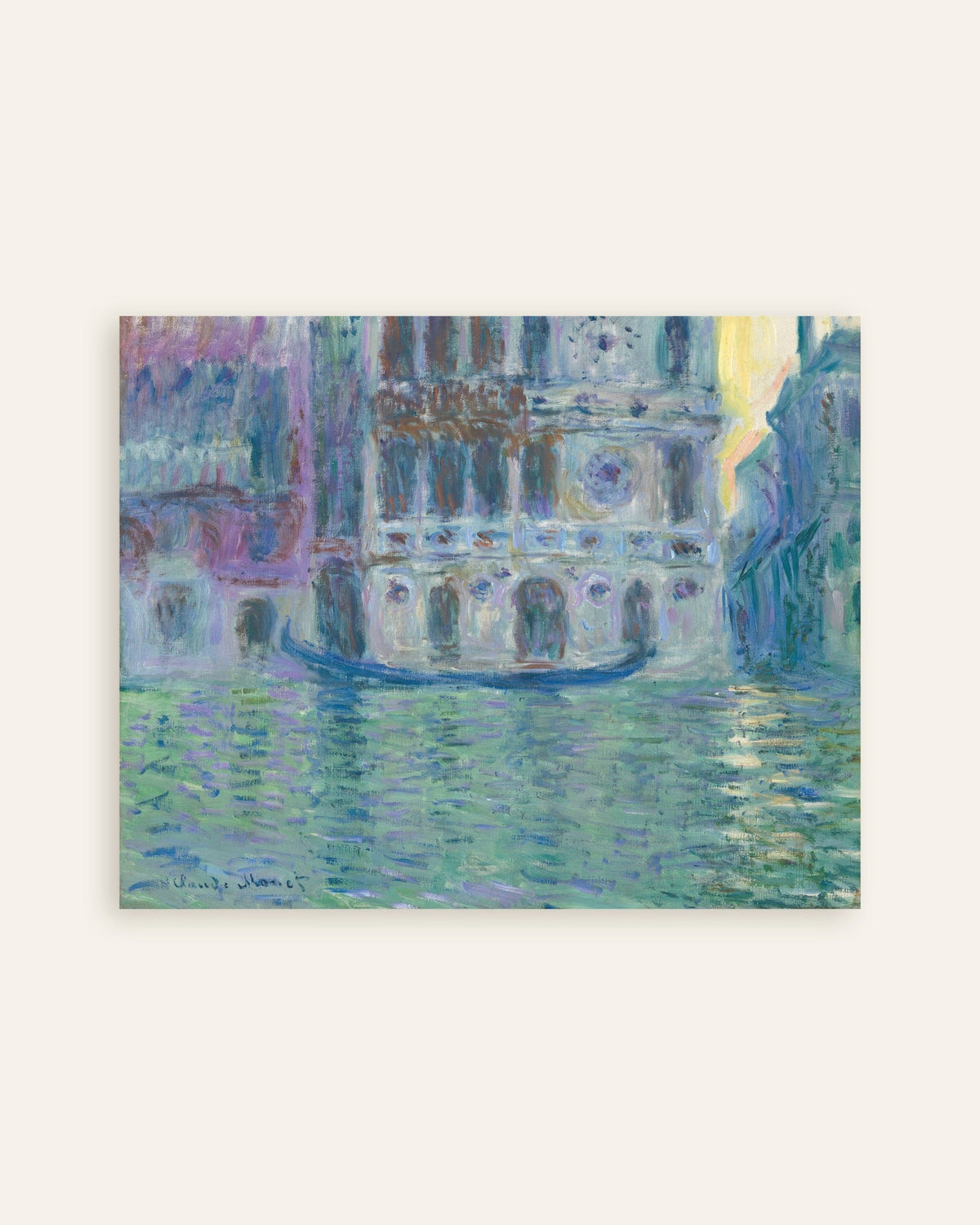 Poster Palazzo Dario (1908) di Claude Monet, miniatura