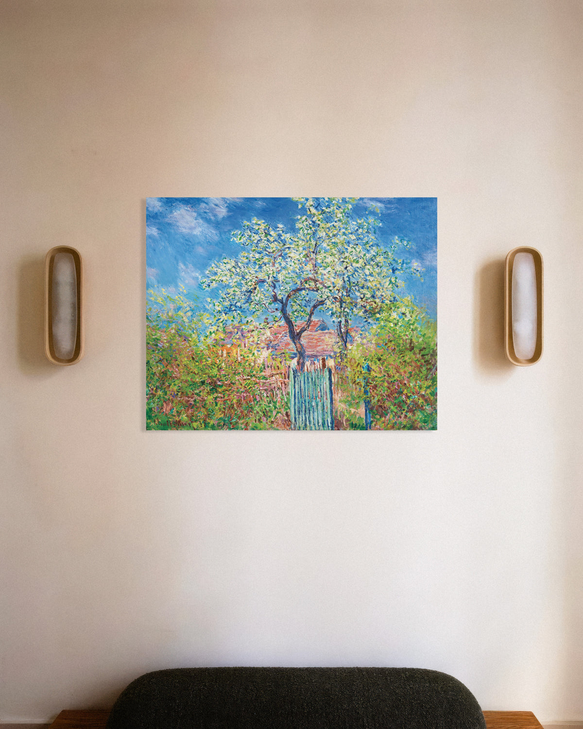 Poster Pero in fiore (1885) di Claude Monet