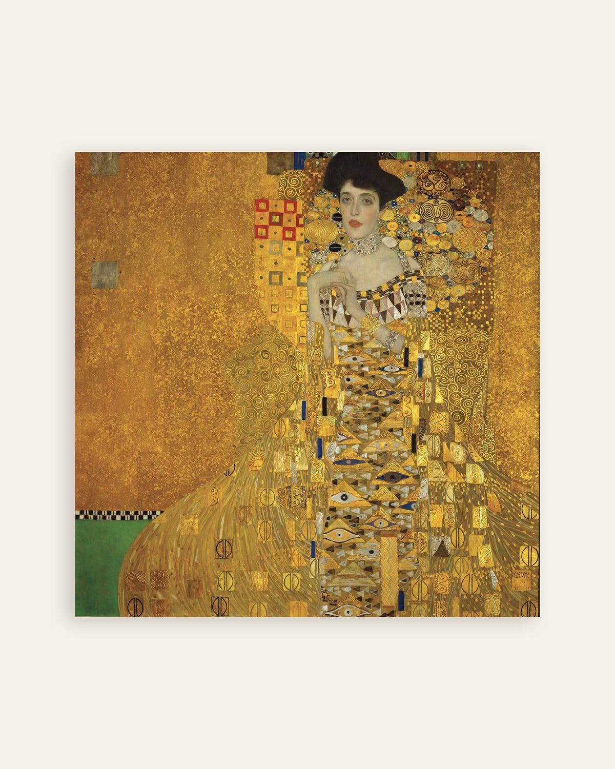 Poster Ritratto di Adele Bloch-Bauer I (1907) di Gustav Klimt, miniatura