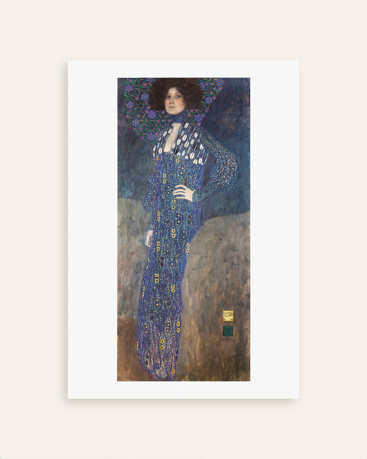 Poster Ritratto di Emilie Flöge (1902) di Gustav Klimt, miniatura