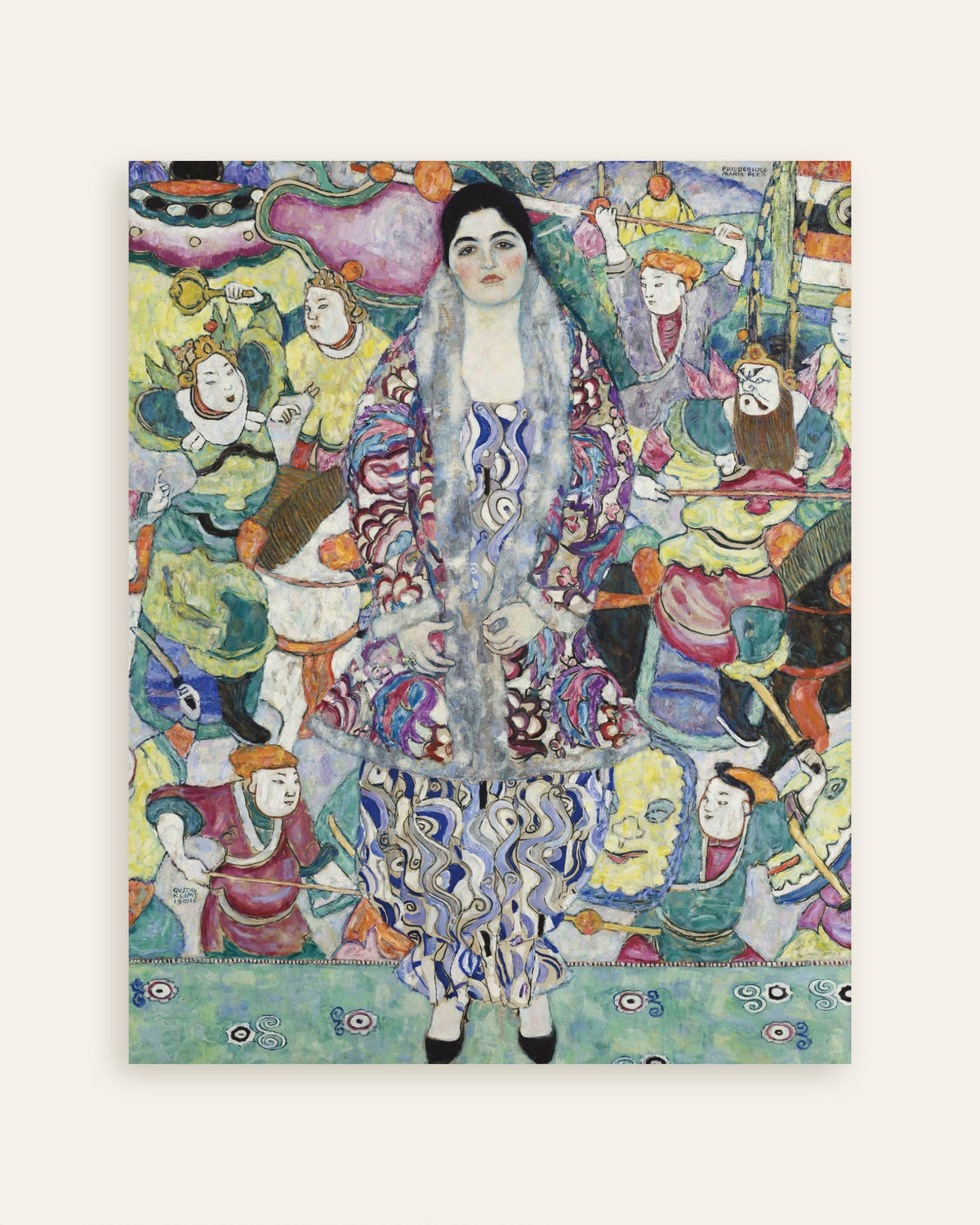 Poster di Ritratto di Friederike Maria Beer (1916) di Gustav Klimt, miniatura