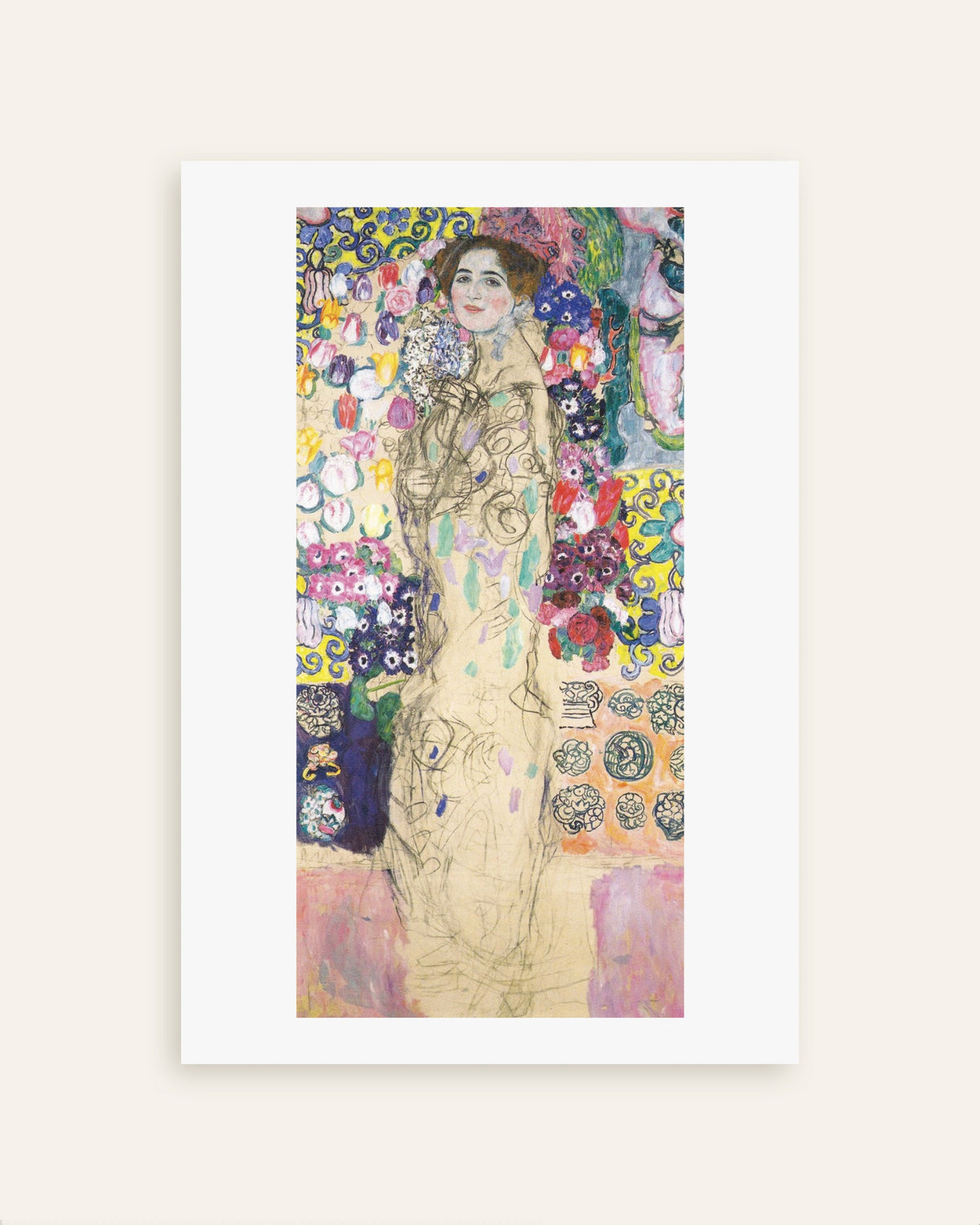 Poster Ritratto di Maria Munk (1917–1918) di Gustav Klimt, miniatura