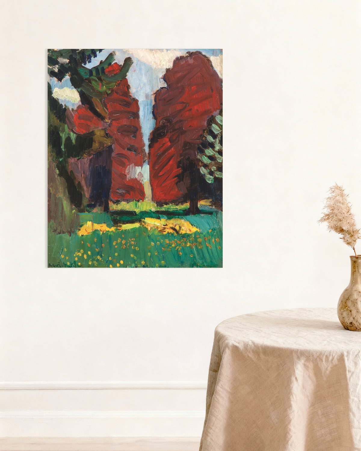 Poster di Faggi viola (1901) di Henri Matisse