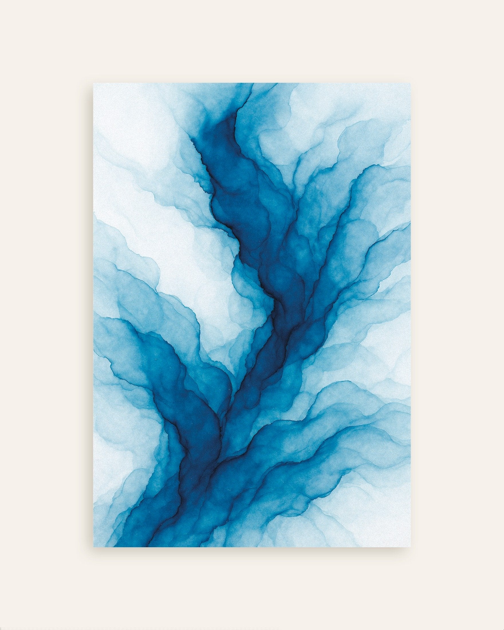 Poster of Ramifications watercolor abstract poster, thumbnail