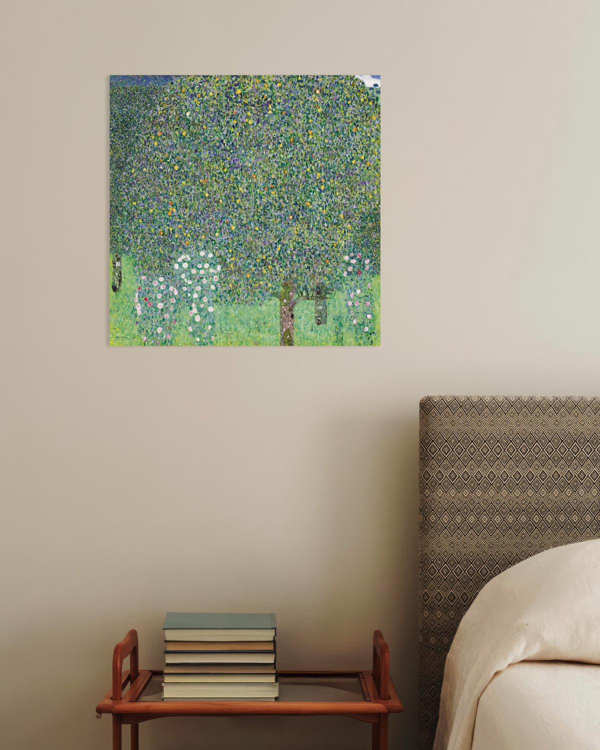 Poster Rose sotto gli alberi (1905) di Gustav Klimt