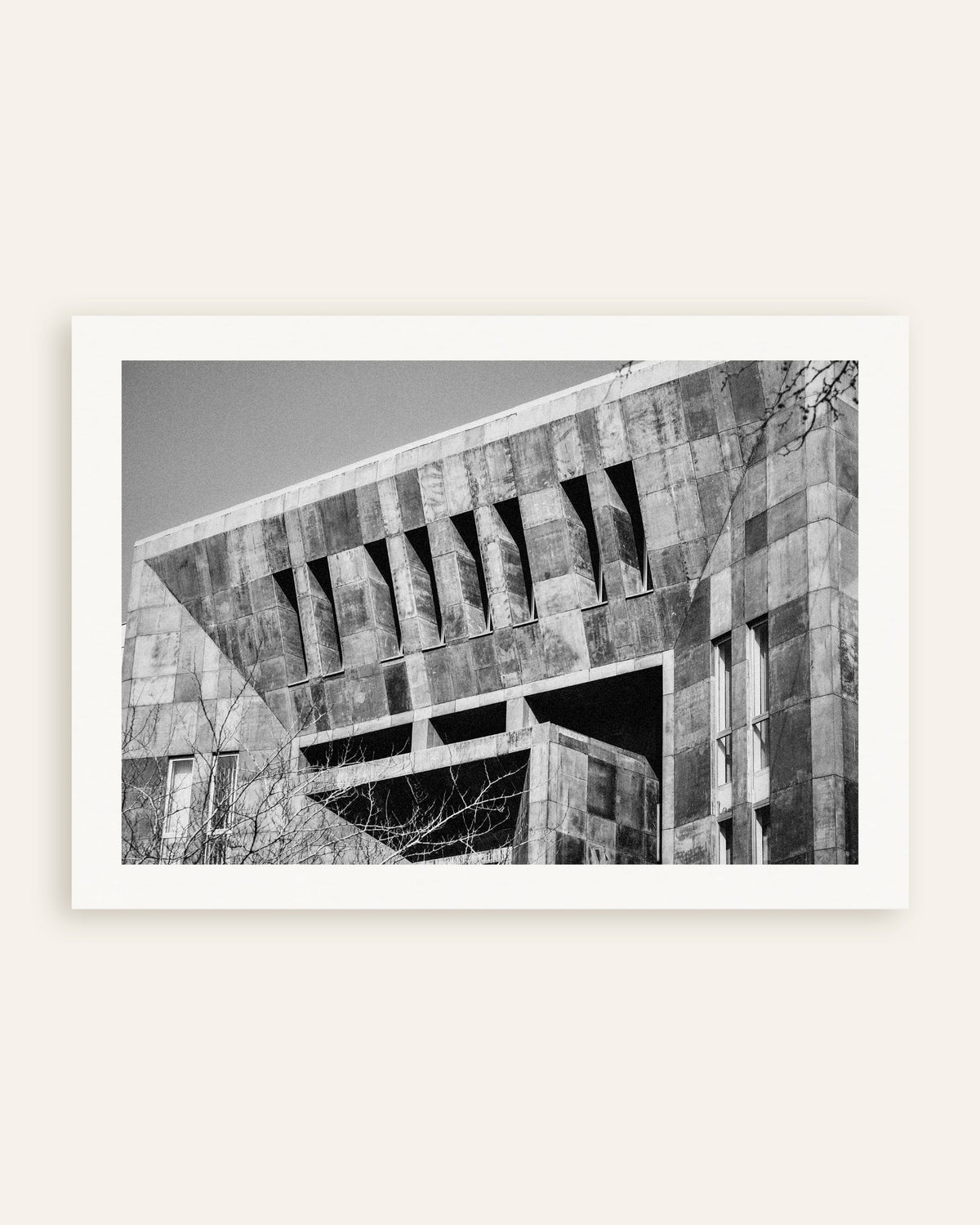 Poster «Facciata in cemento a dente di sega», miniatura