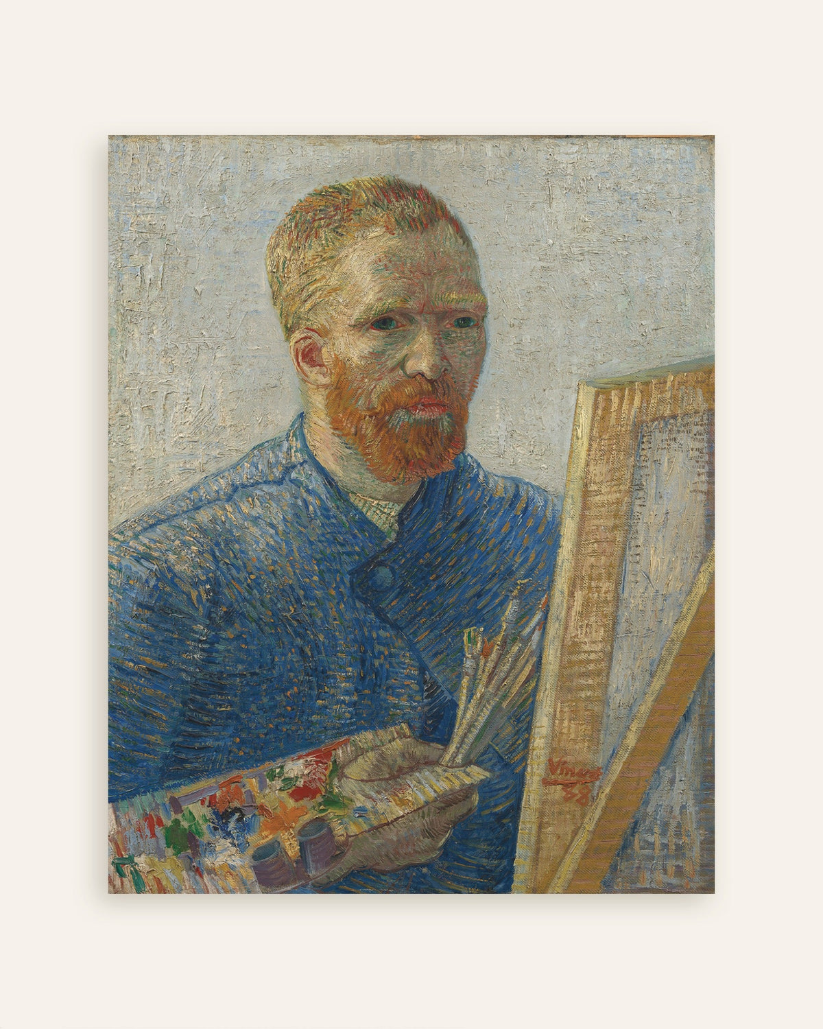 Poster di Autoritratto come pittore (1888) di Vincent van Gogh, miniatura