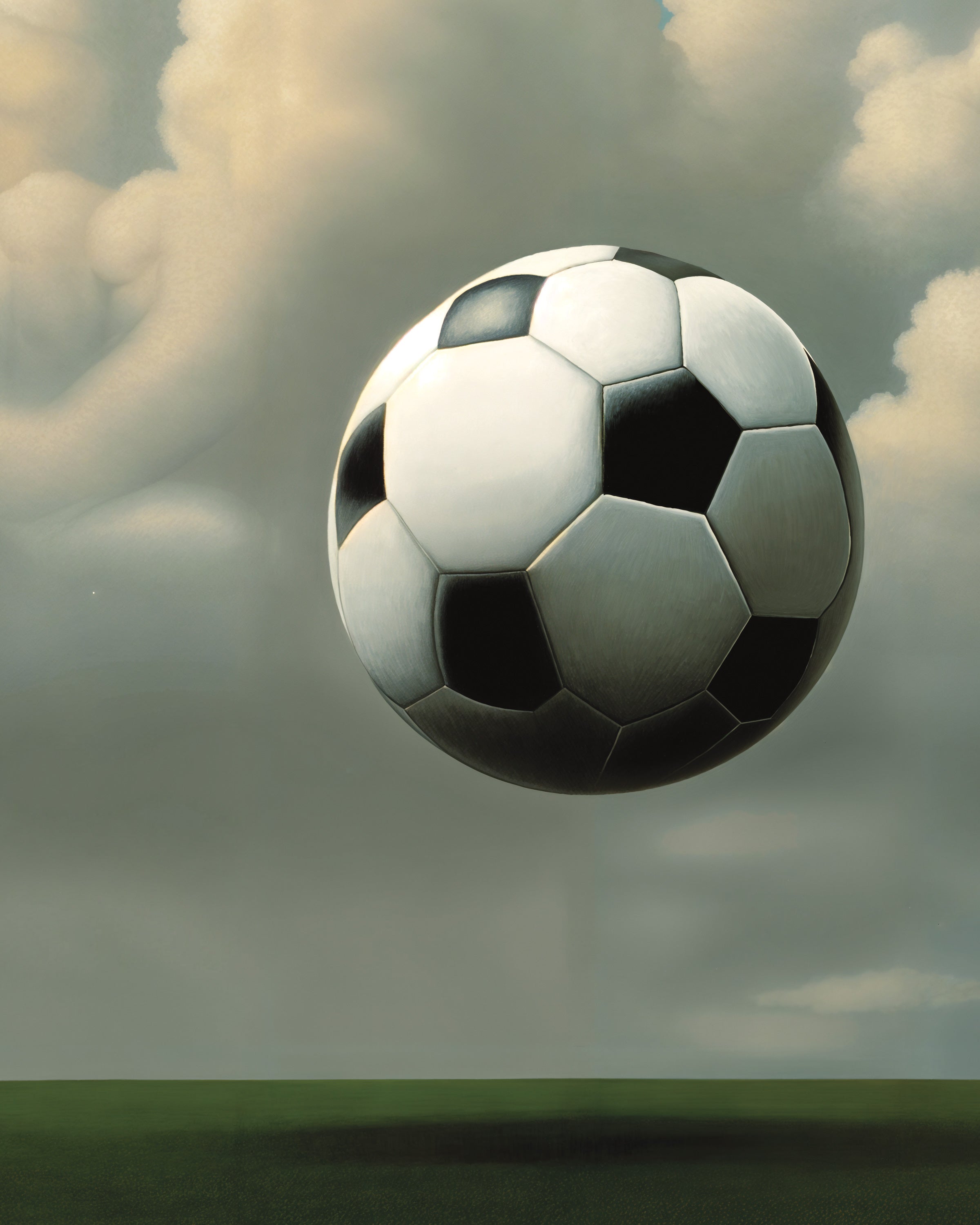 Football, painting