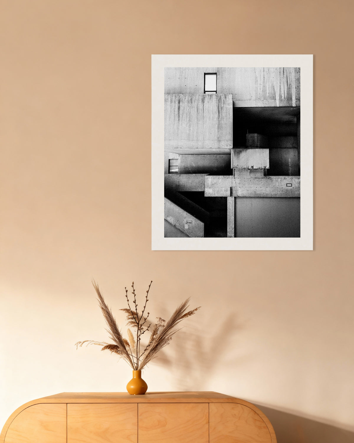 Poster «Composizione in cemento macchiato»