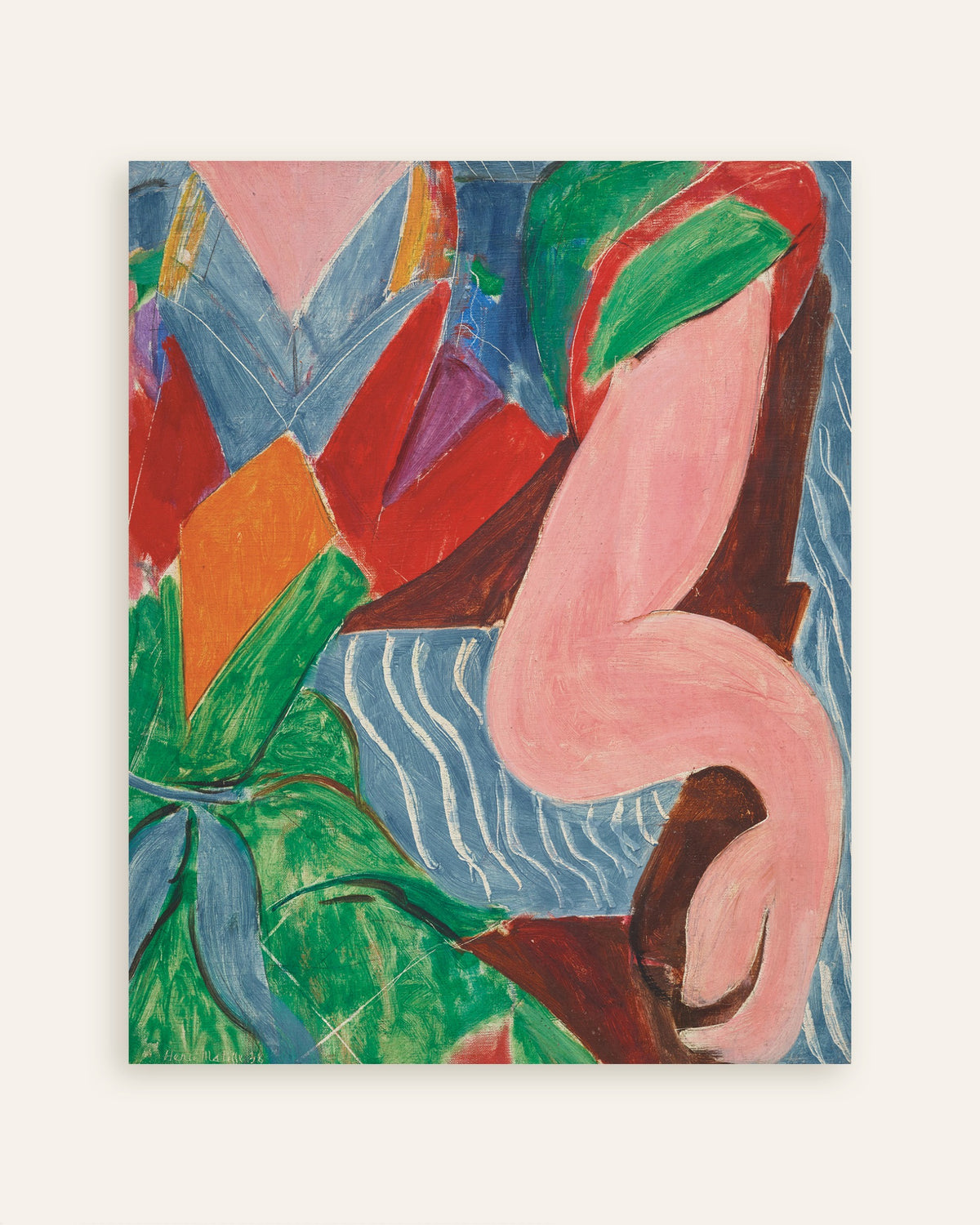 Poster di Il braccio (1938) di Henri Matisse, miniatura