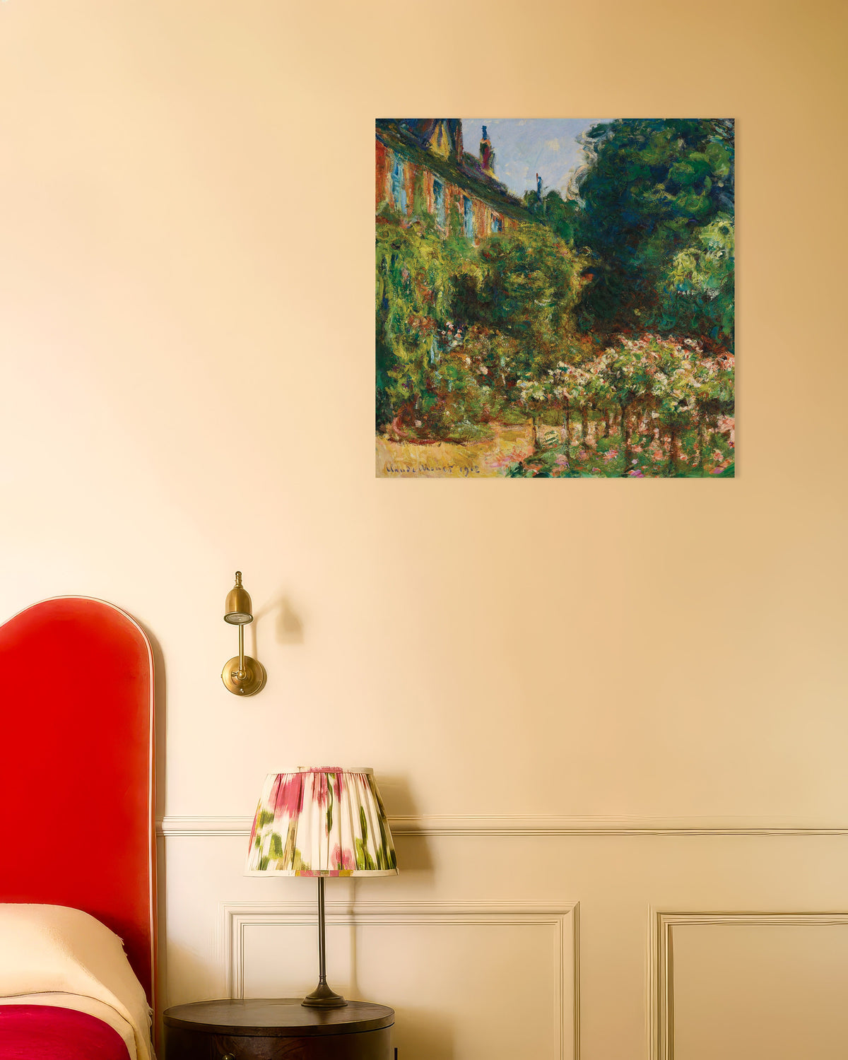 Poster La casa dell'artista a Giverny (1912) di Claude Monet