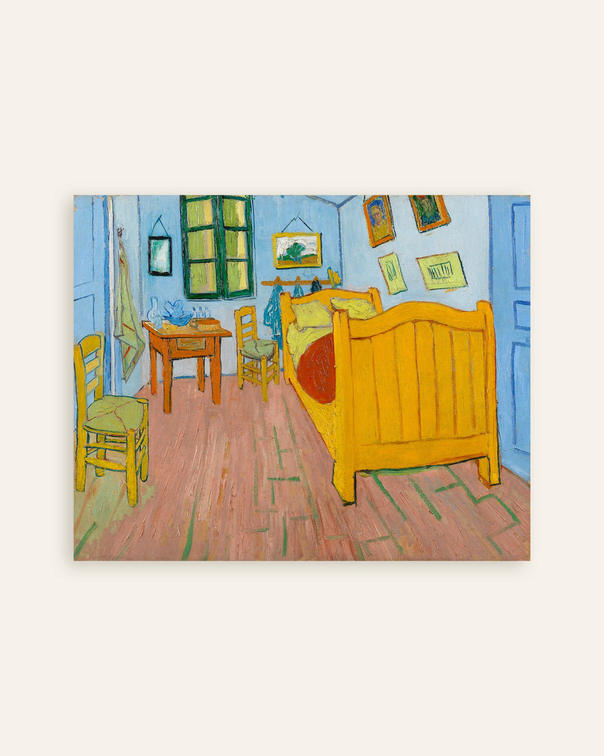 Poster di La camera da letto (1888) di Vincent van Gogh, miniatura
