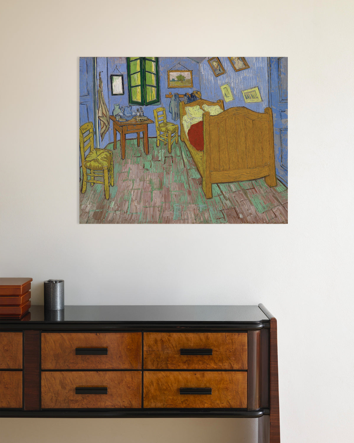 Poster di La camera da letto, versione di Saint-Rémy (1889) di Vincent van Gogh