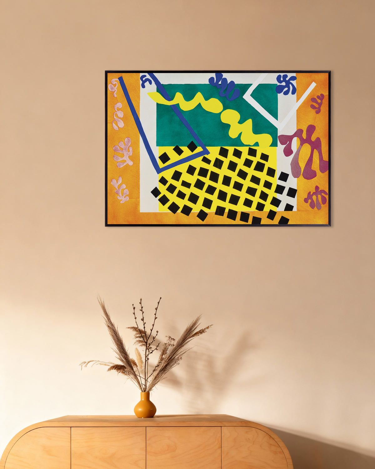 Poster di I Codomas (Jazz, 1947) di Henri Matisse, con cornice in metallo