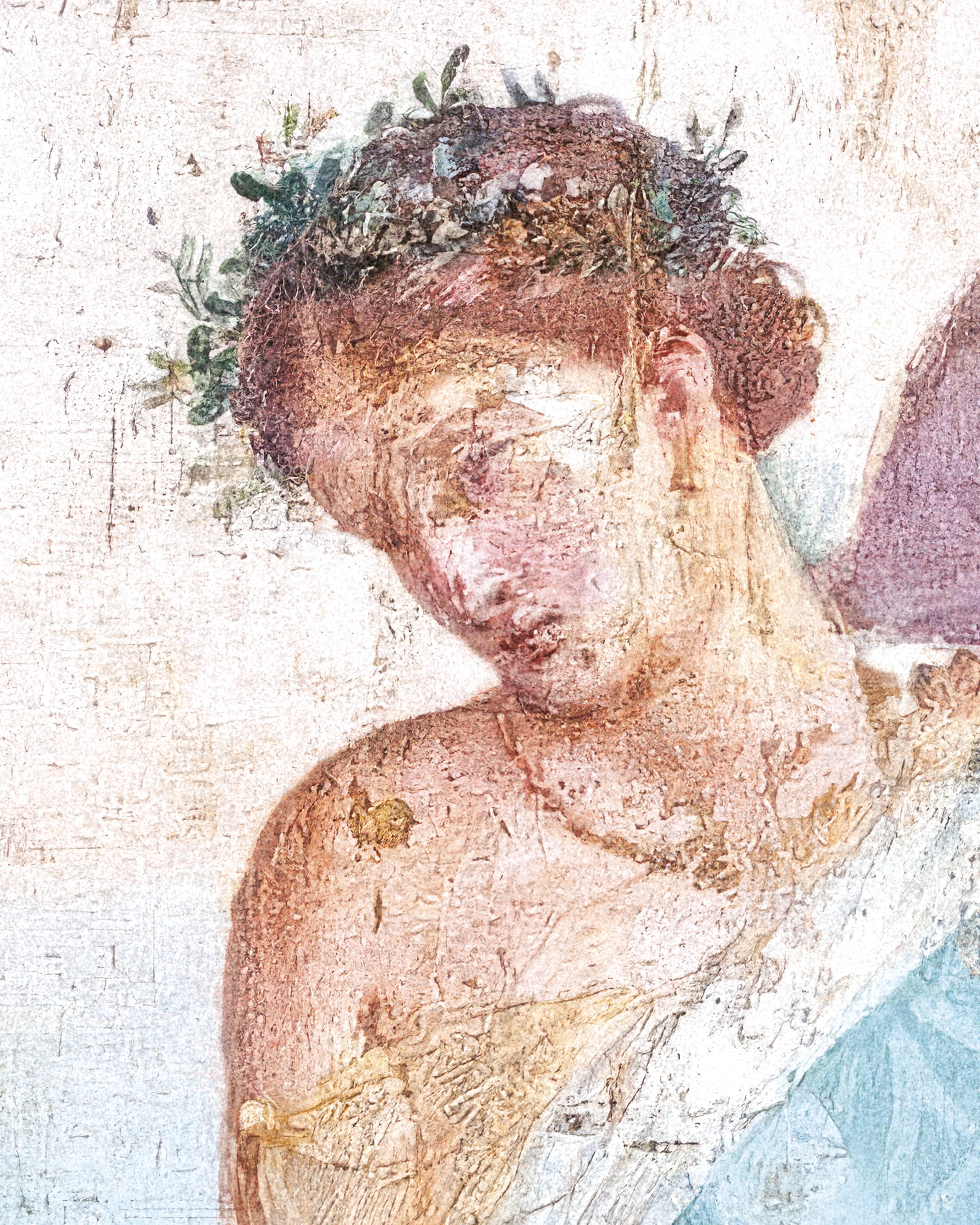 Poster dettaglio affresco Caduta di Icaro