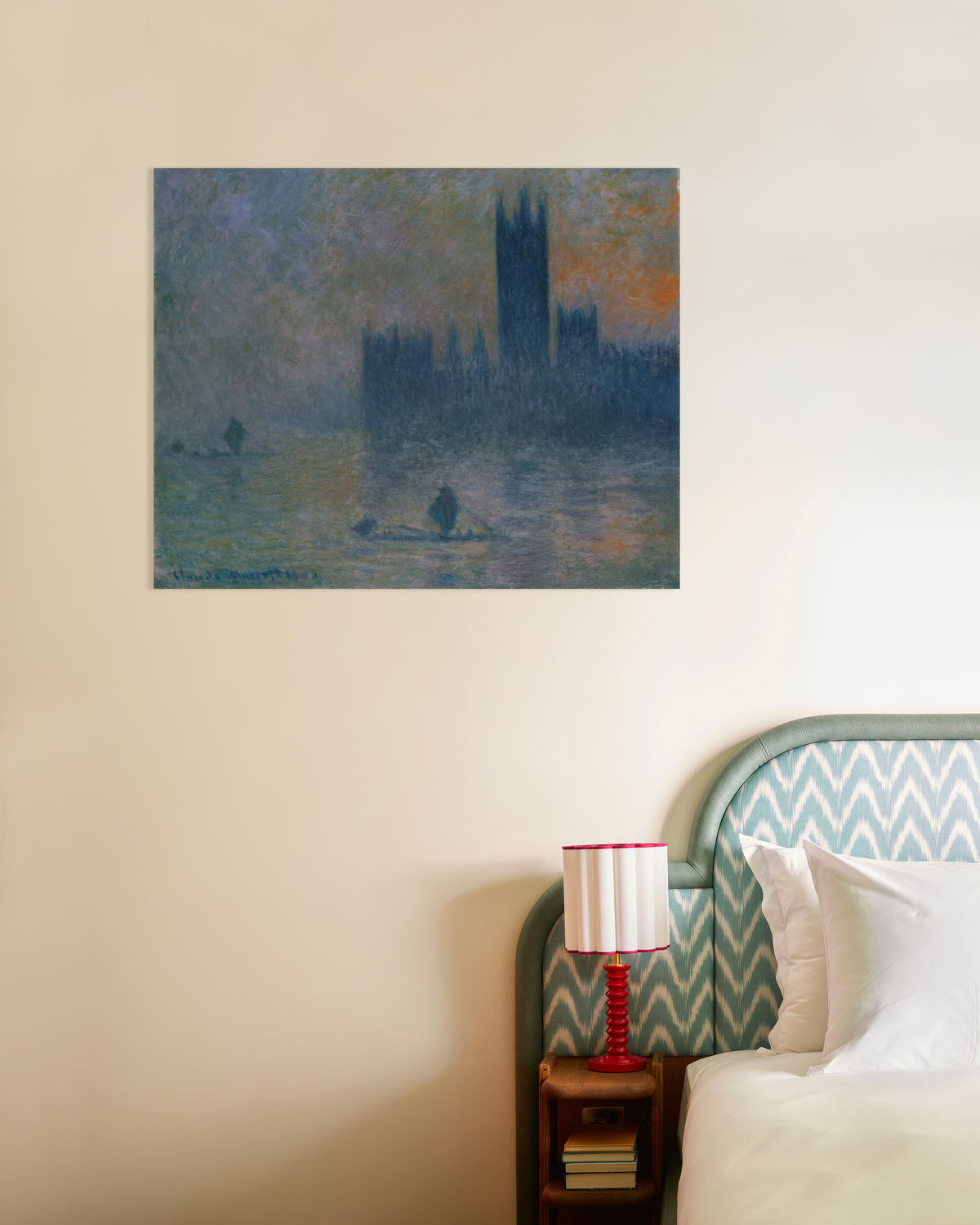 Poster Il Parlamento, effetto nebbia (1903–1904) di Claude Monet