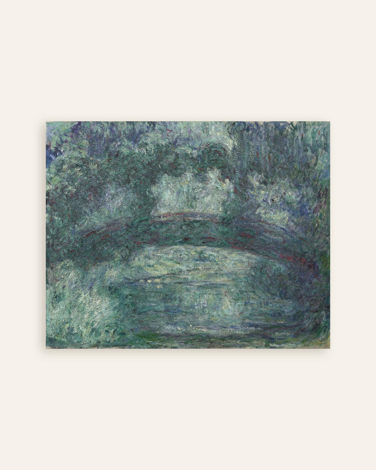 Poster Il ponte giapponese (1919–1924) di Claude Monet, miniatura