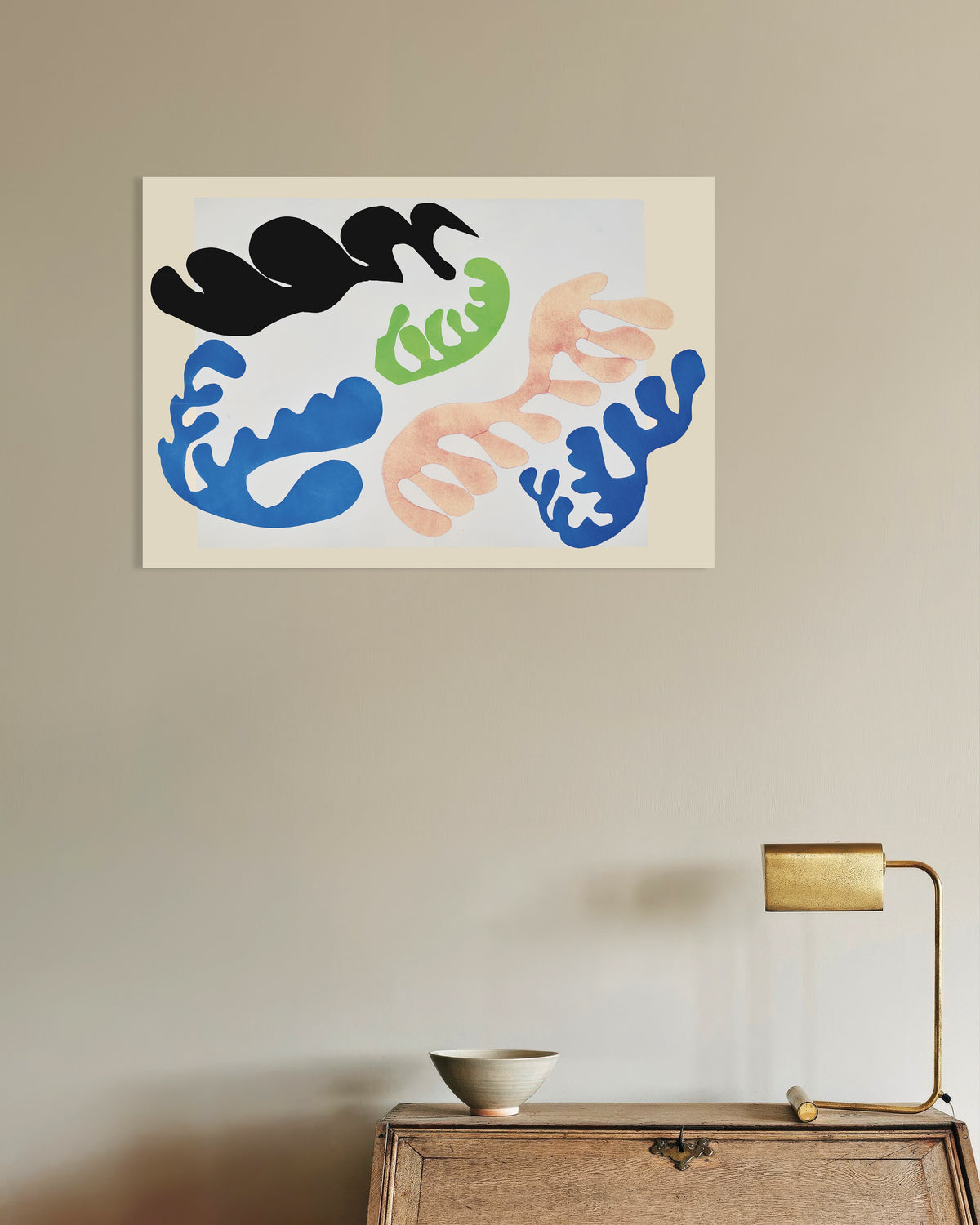 Poster di La laguna blu e corallo (Jazz, 1947) di Henri Matisse