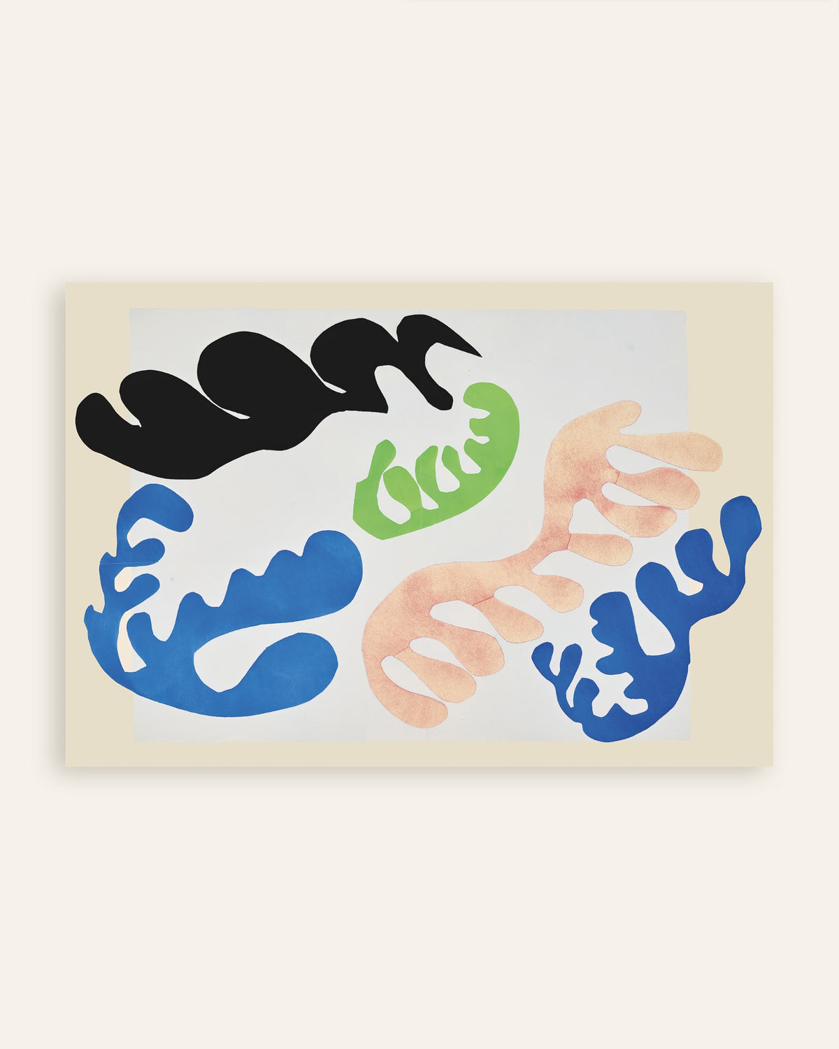 Poster di La laguna blu e corallo (Jazz, 1947) di Henri Matisse, miniatura