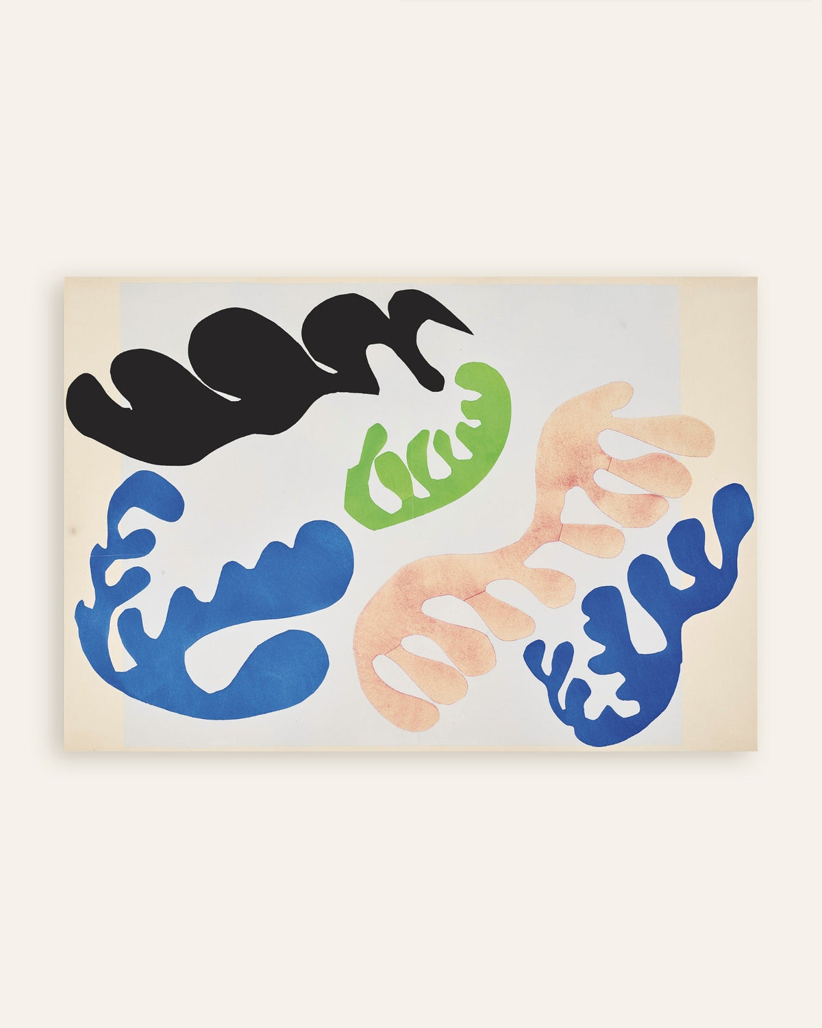 Poster di La laguna blu e corallo (Jazz, 1947) di Henri Matisse, miniatura