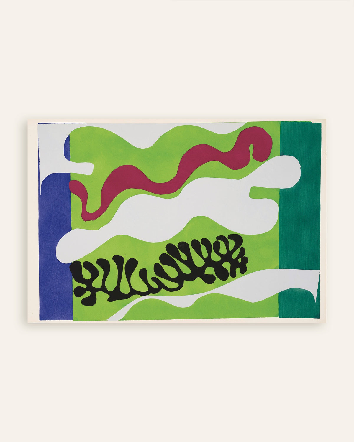 Poster di La laguna in verde (Jazz, 1947) di Henri Matisse, miniatura