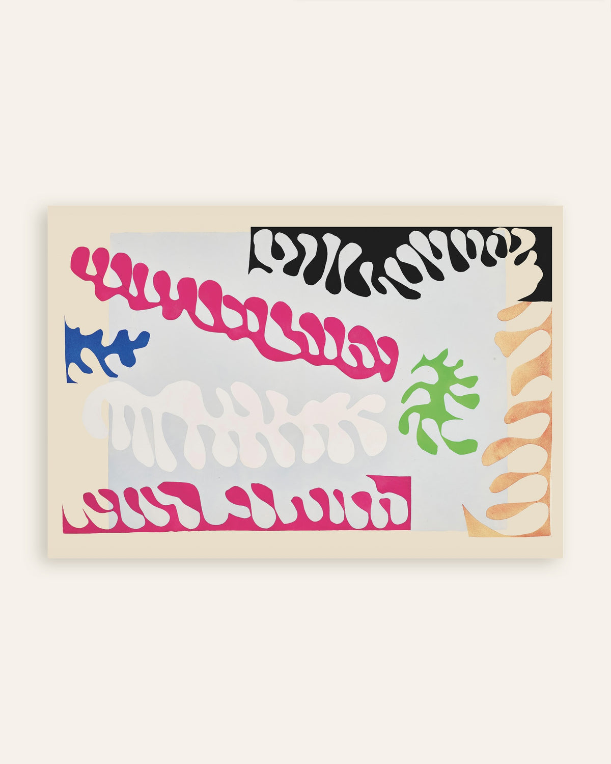 Poster La laguna in rosa e bianco (Jazz, 1947) di Henri Matisse, miniatura
