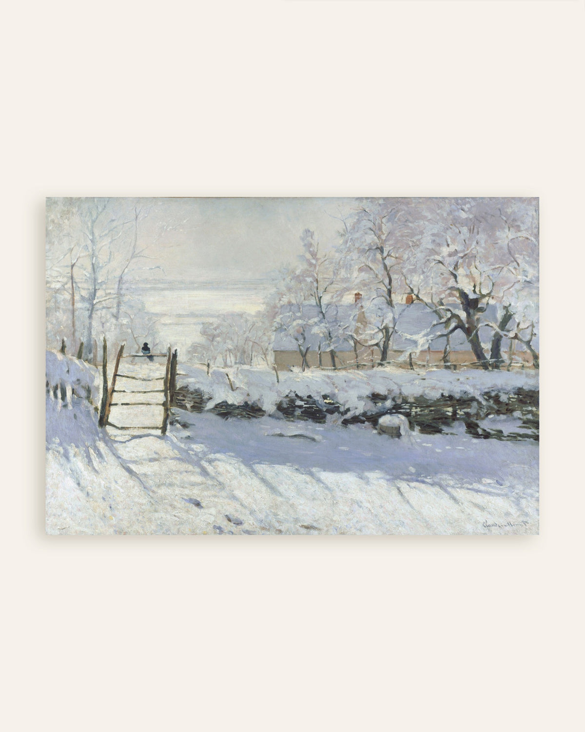 Poster La gazza (1868–1869) di Claude Monet, miniatura