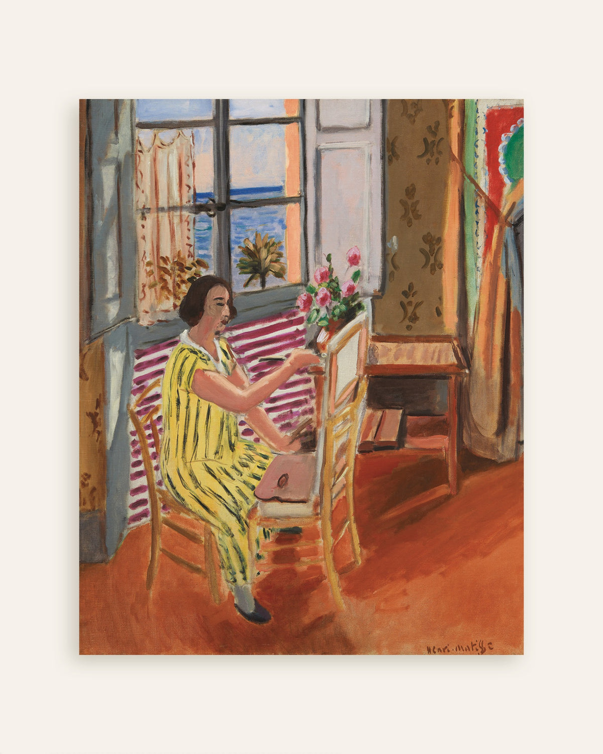 Poster di La sessione del mattino (1924) di Henri Matisse, miniatura