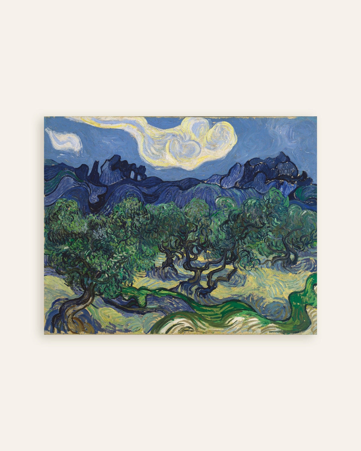 Poster de Gli ulivi (1889) di Vincent van Gogh, miniatura