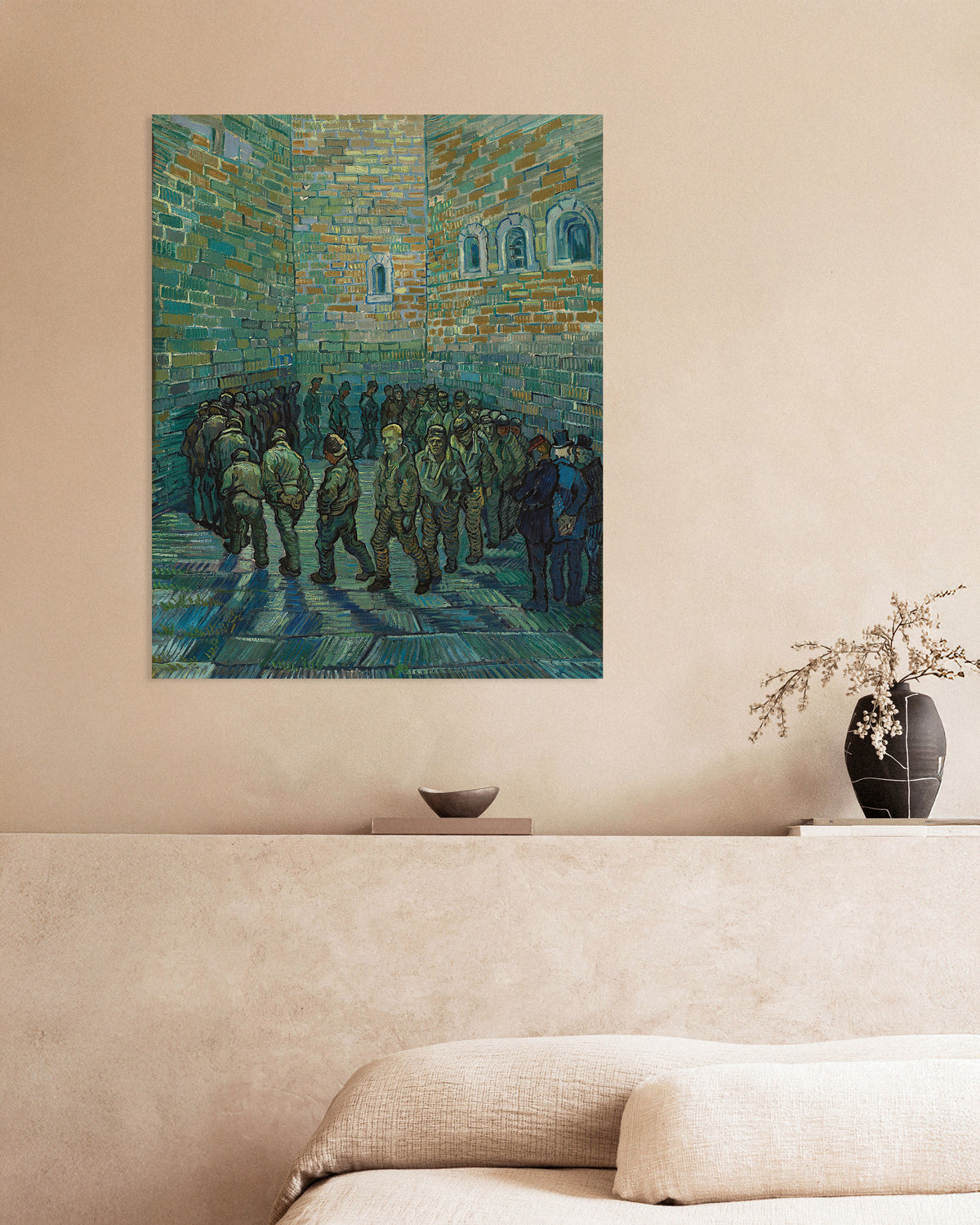 Poster de Il cortile della prigione, da Doré (1890), di Vincent van Gogh