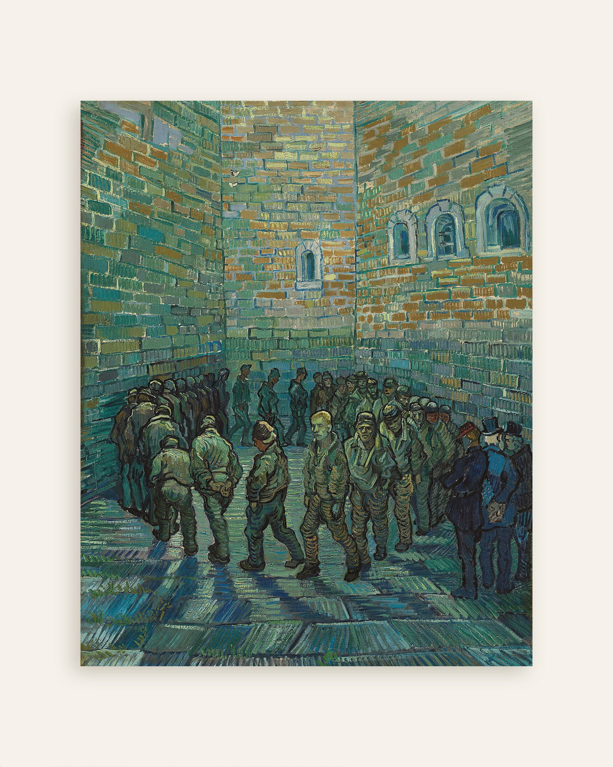 Poster de Il cortile della prigione, da Doré (1890), di Vincent van Gogh, in miniatura
