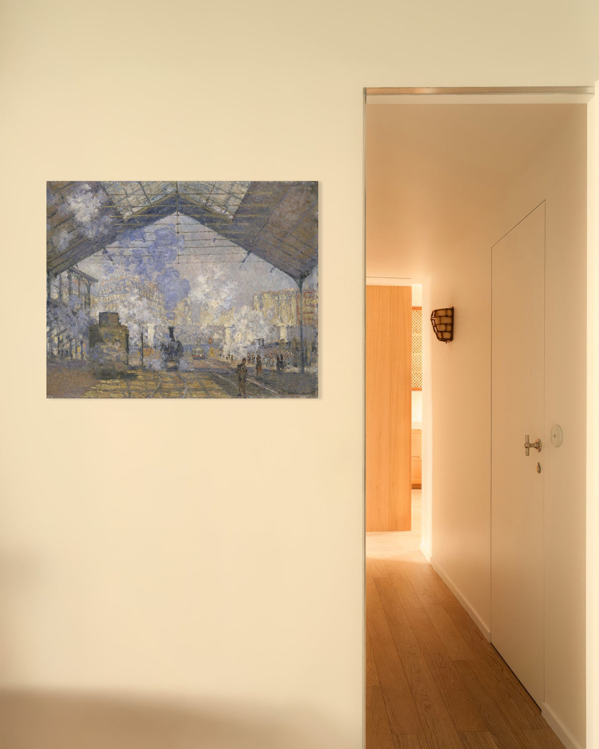 Poster La stazione di Saint-Lazare (1877) di Claude Monet