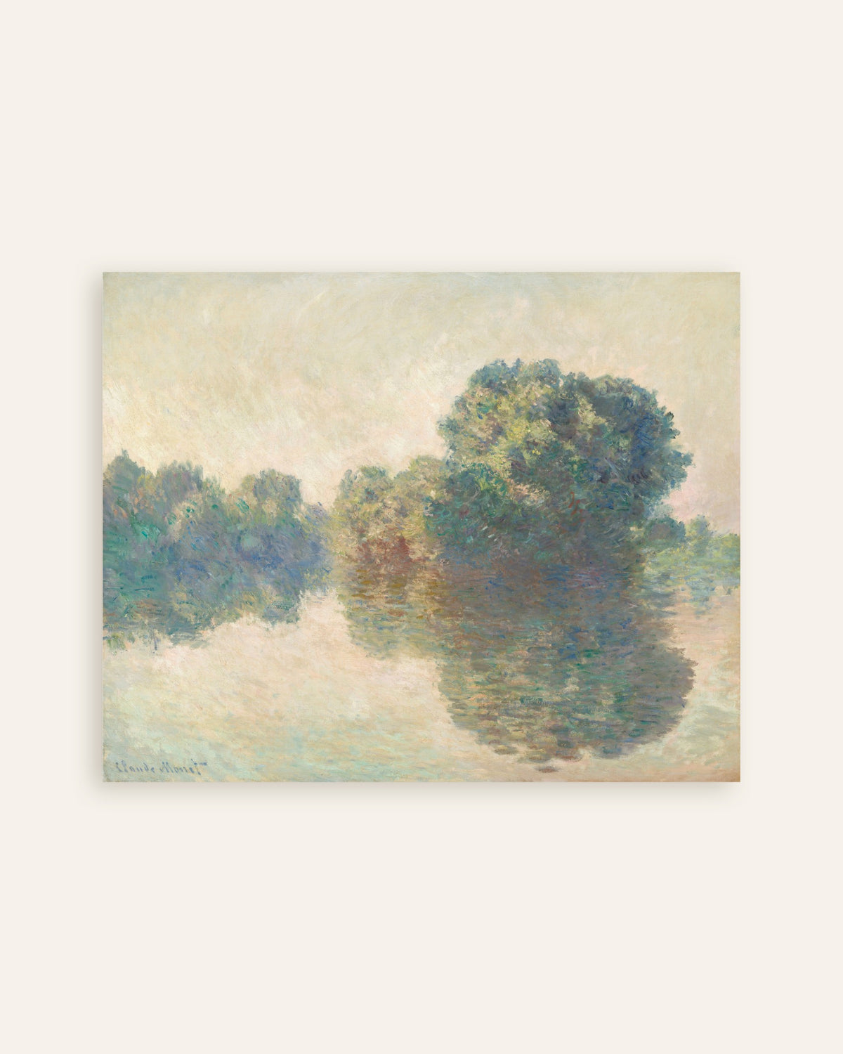 Poster La Senna a Giverny (1897) di Claude Monet, miniatura