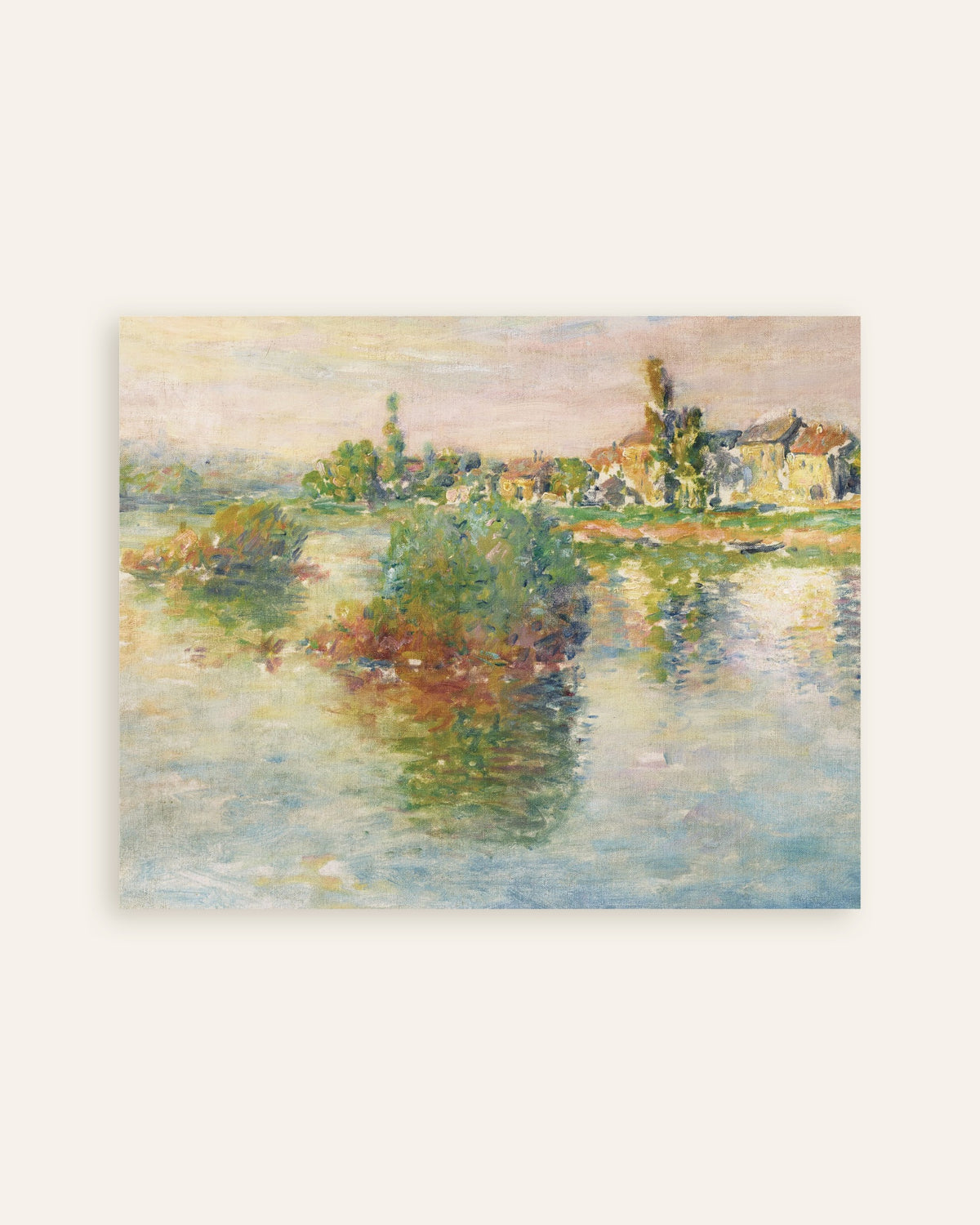 Poster La Senna a Lavacourt (1879) di Claude Monet, miniatura