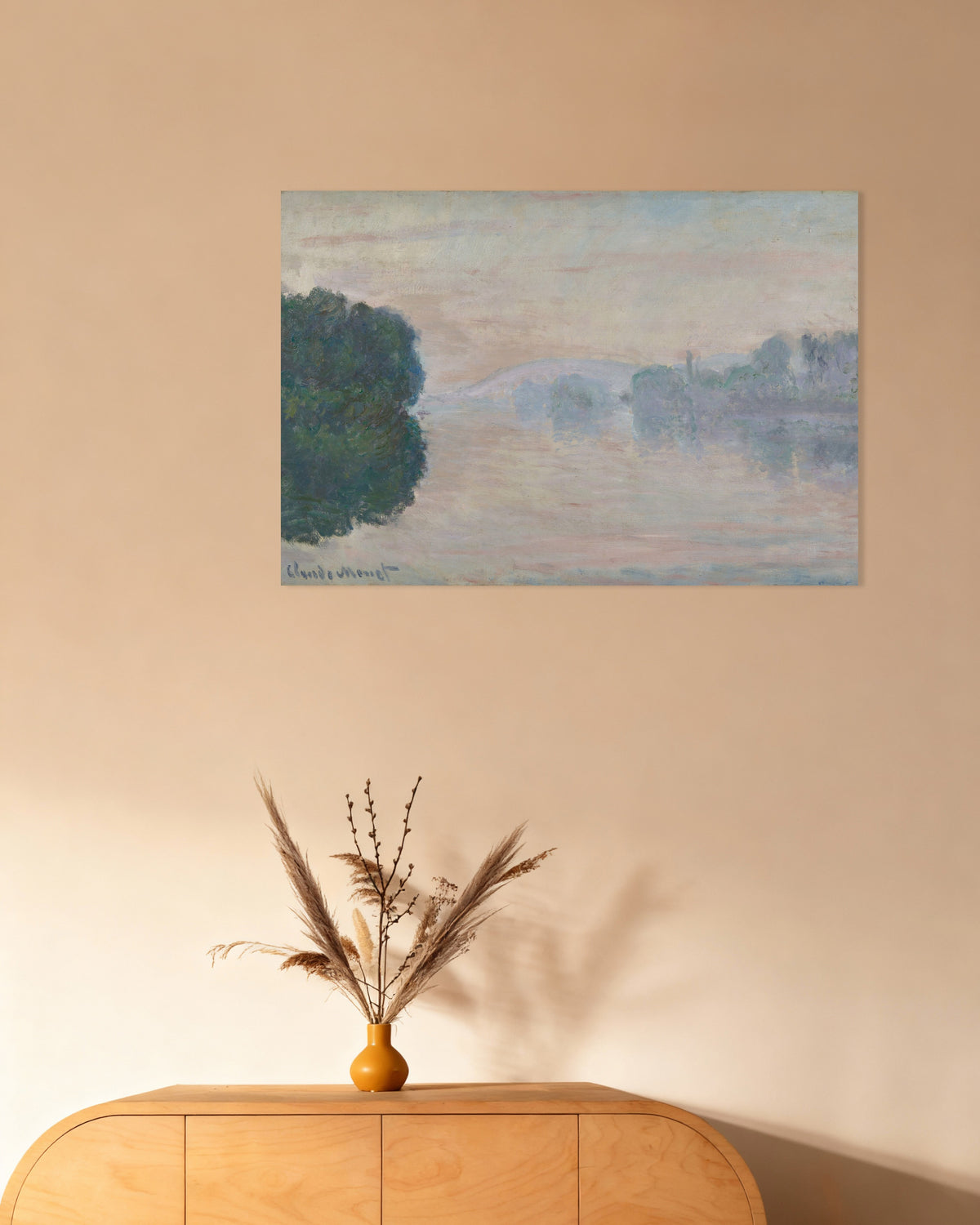 Poster La Senna nella nebbia (1894) di Claude Monet