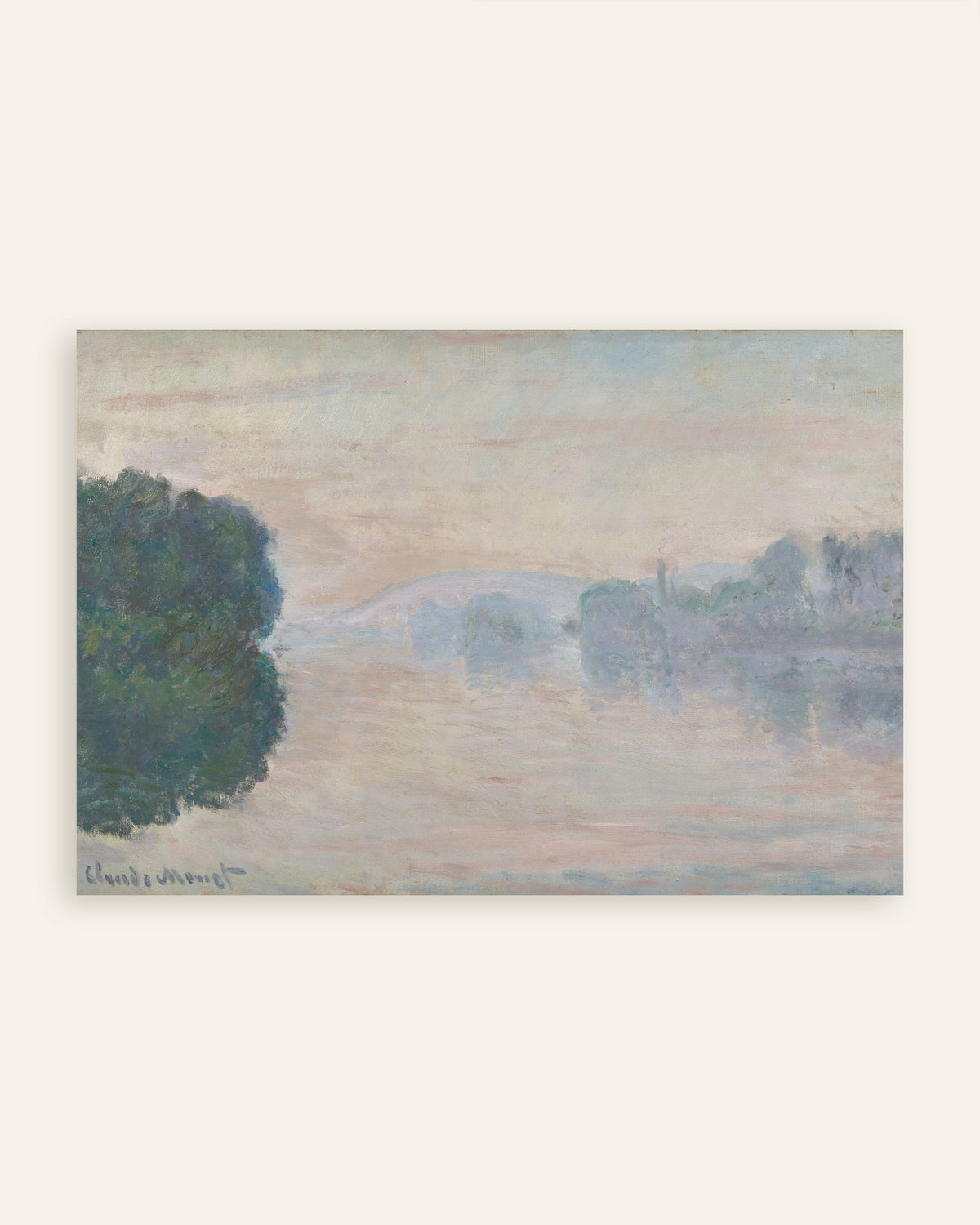 Poster La Senna nella nebbia (1894) di Claude Monet, miniatura
