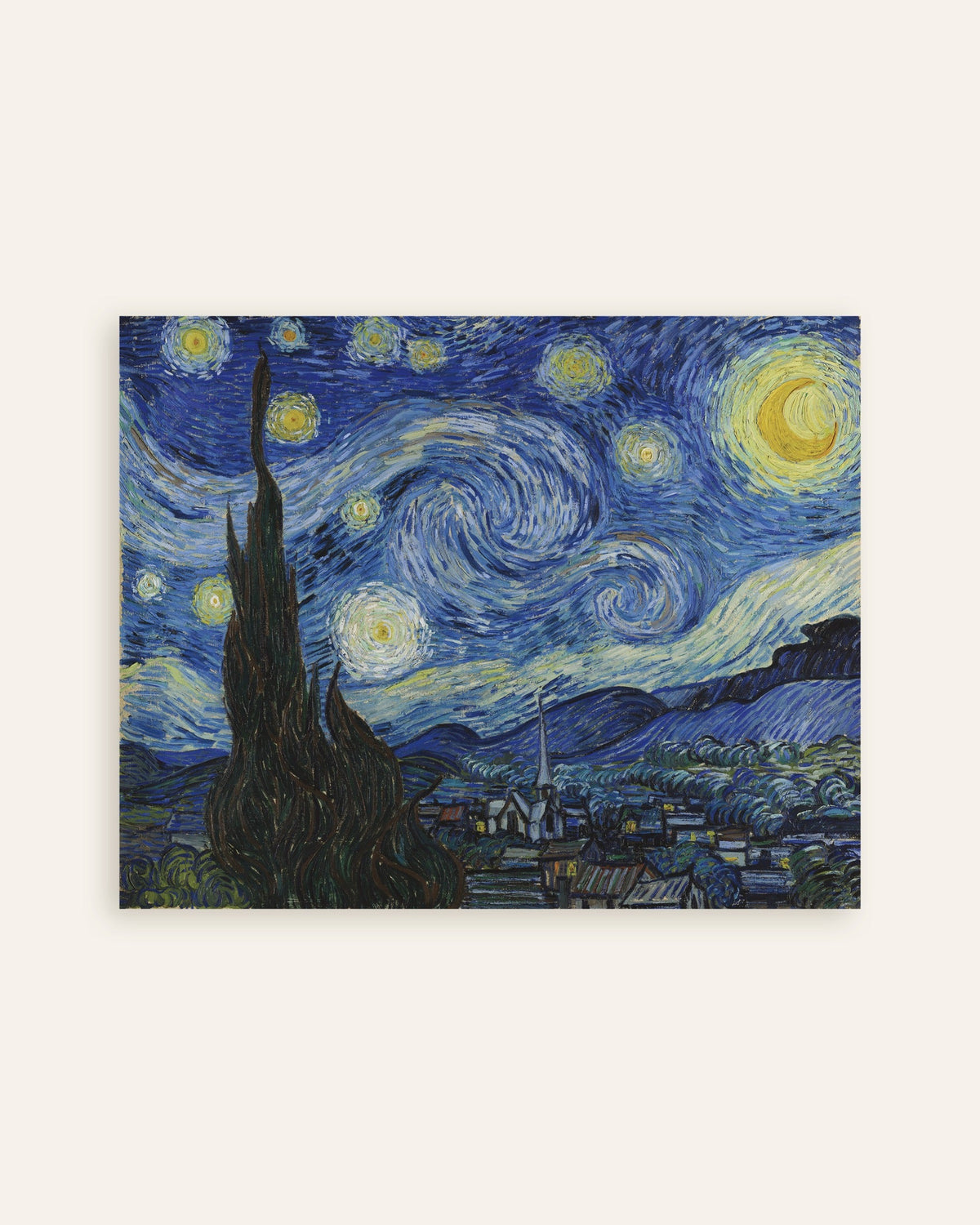 Poster «Notte stellata» (1889) di Vincent van Gogh, miniatura