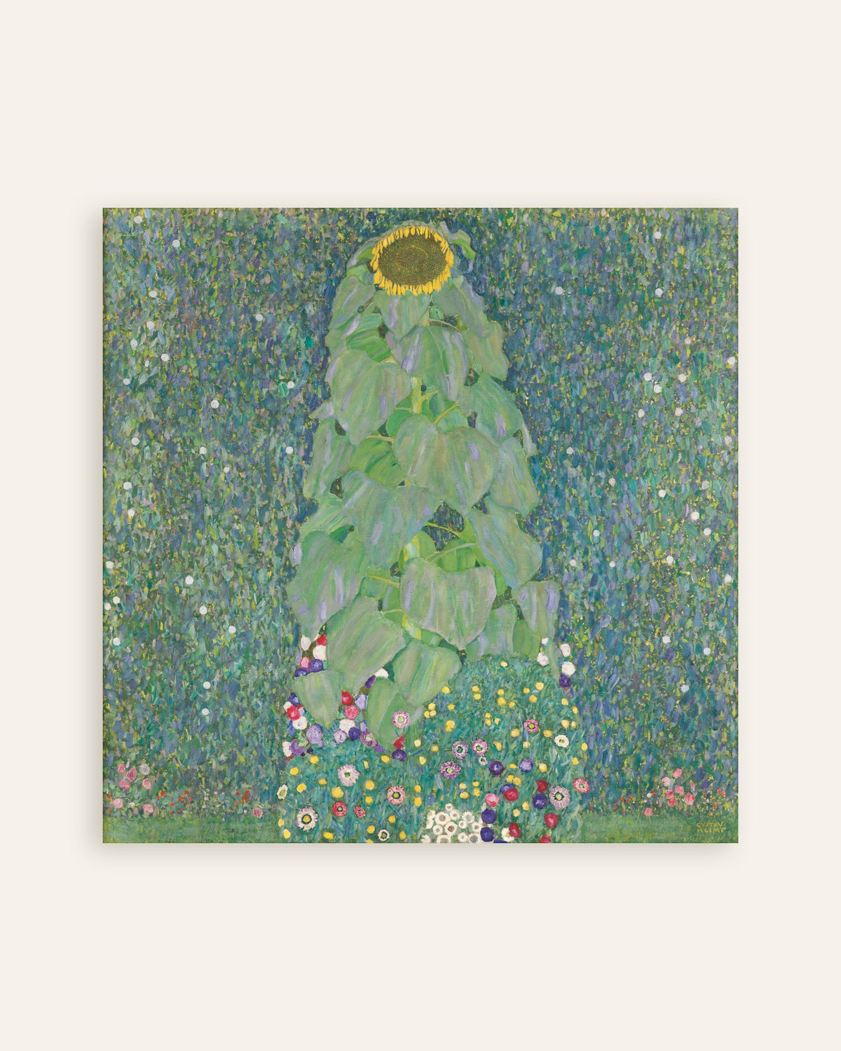 Poster Il girasole (1907–1908) di Gustav Klimt, miniatura